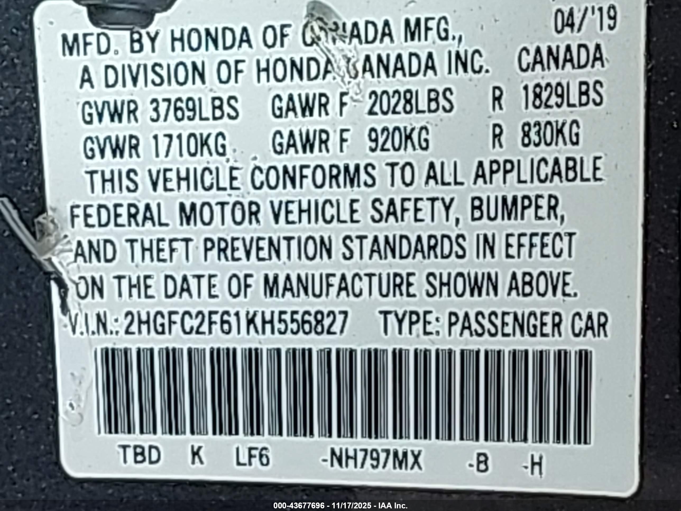 HONDA CIVIC image 9