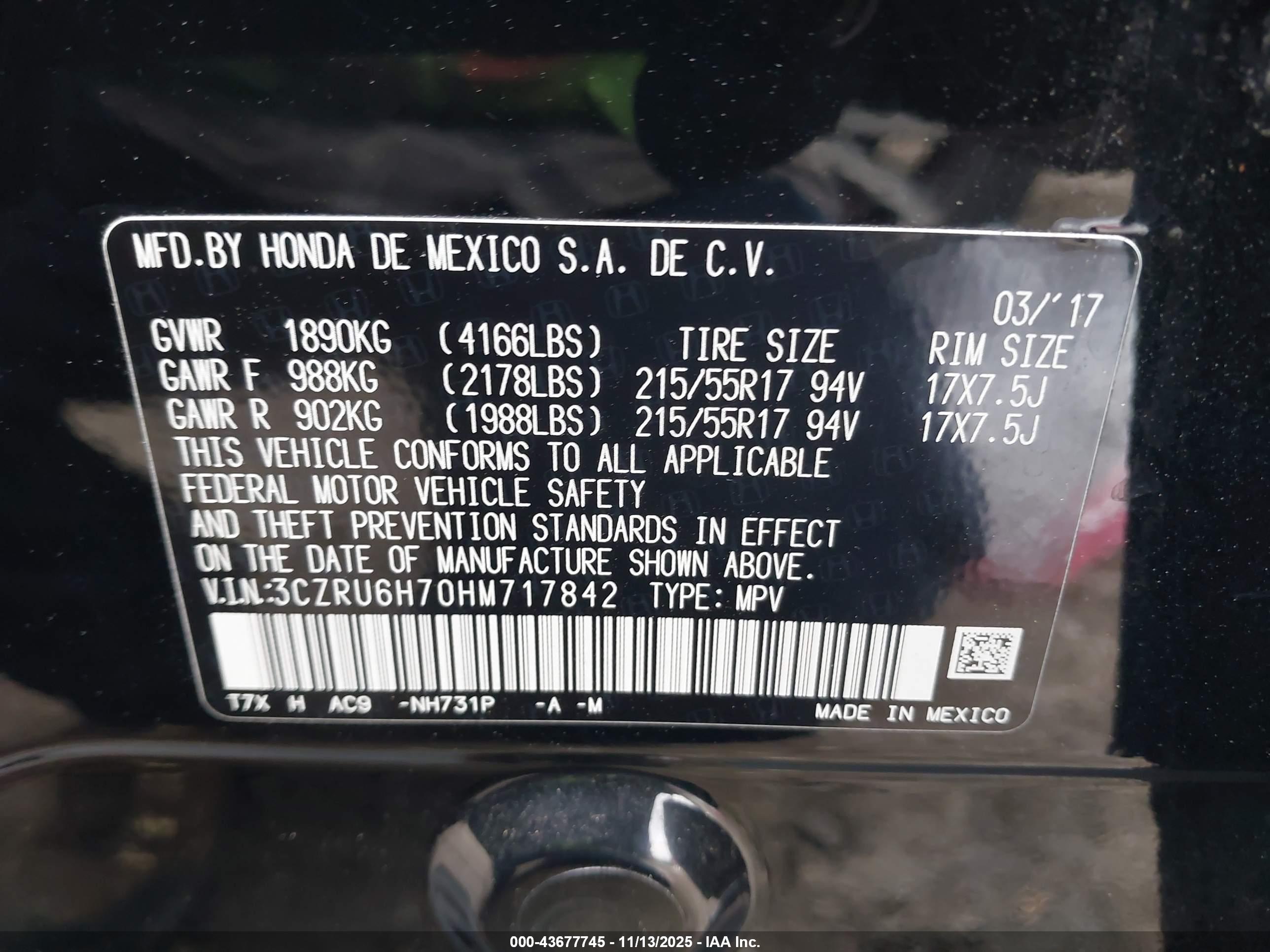 HONDA HR-V image 9