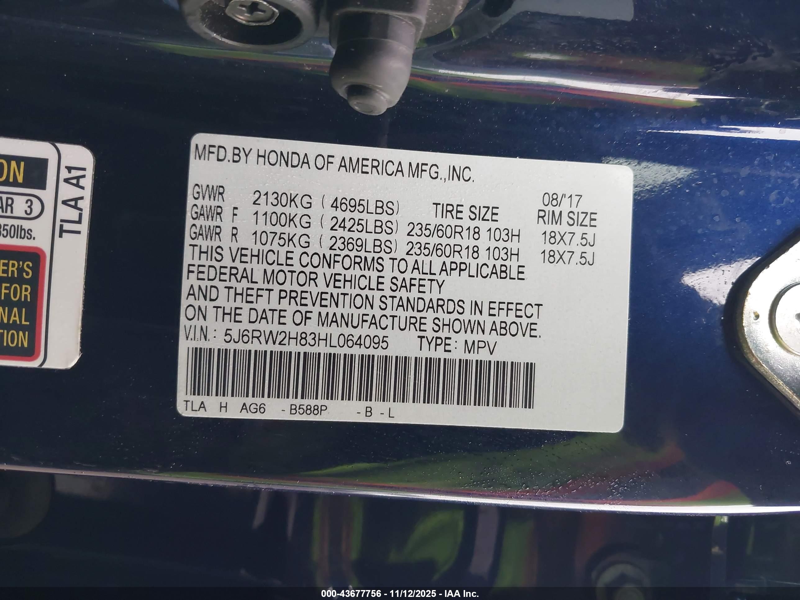 HONDA CR-V image 9