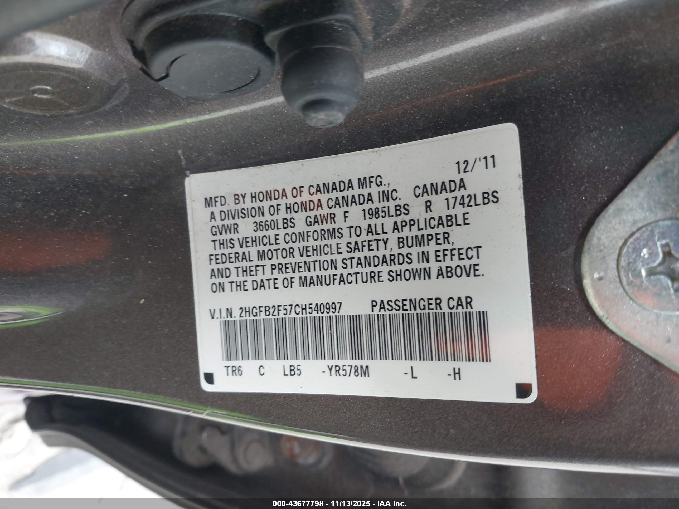 HONDA CIVIC image 9