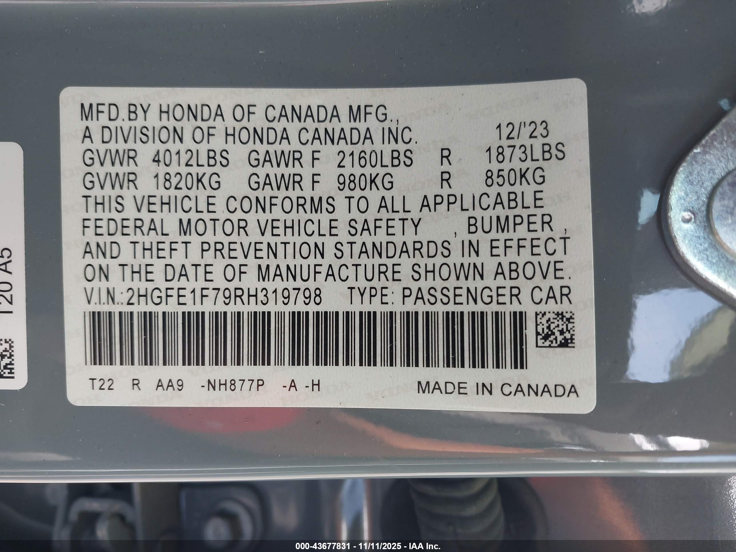 HONDA CIVIC image 9
