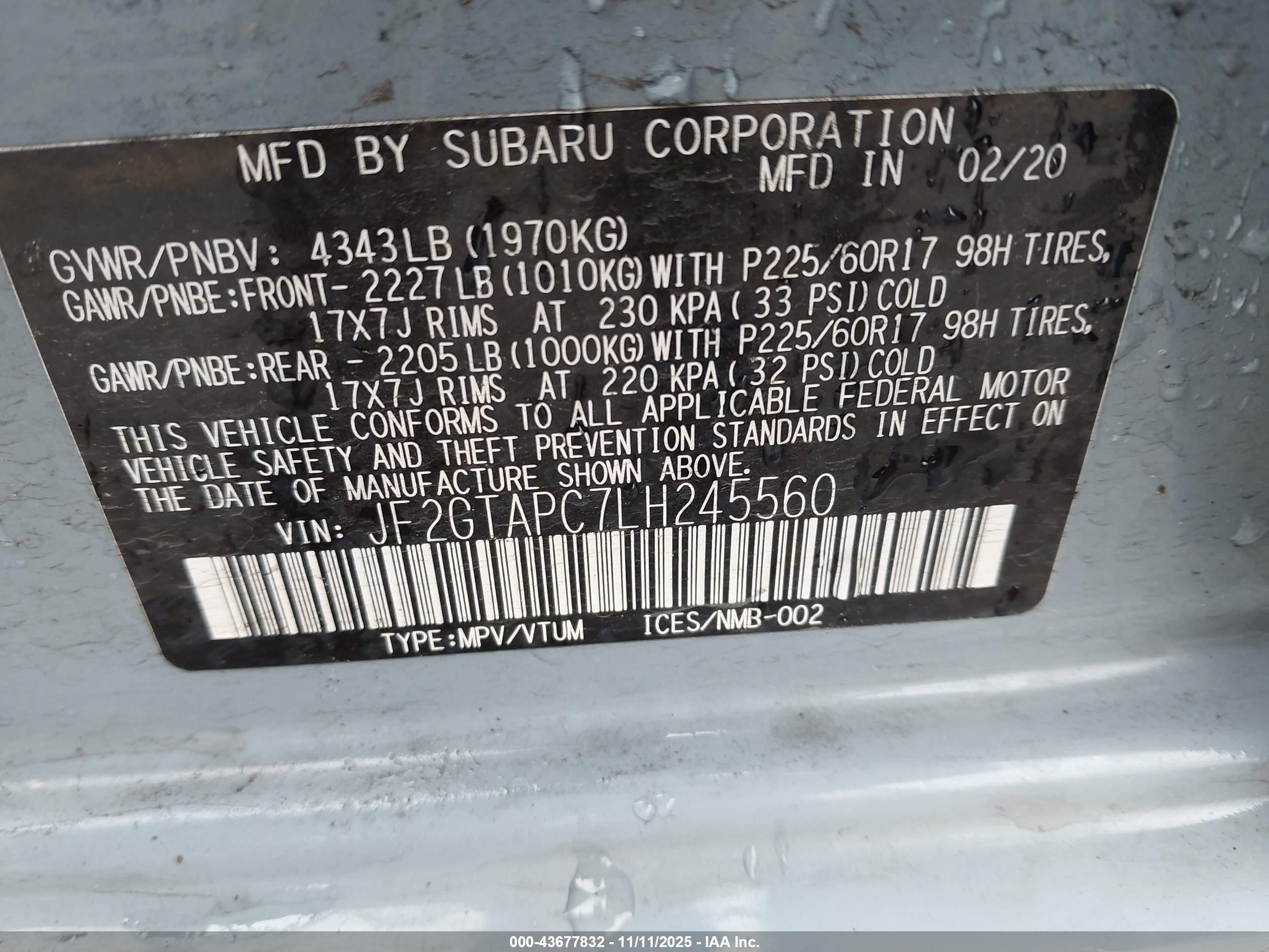 SUBARU CROSSTREK image 9