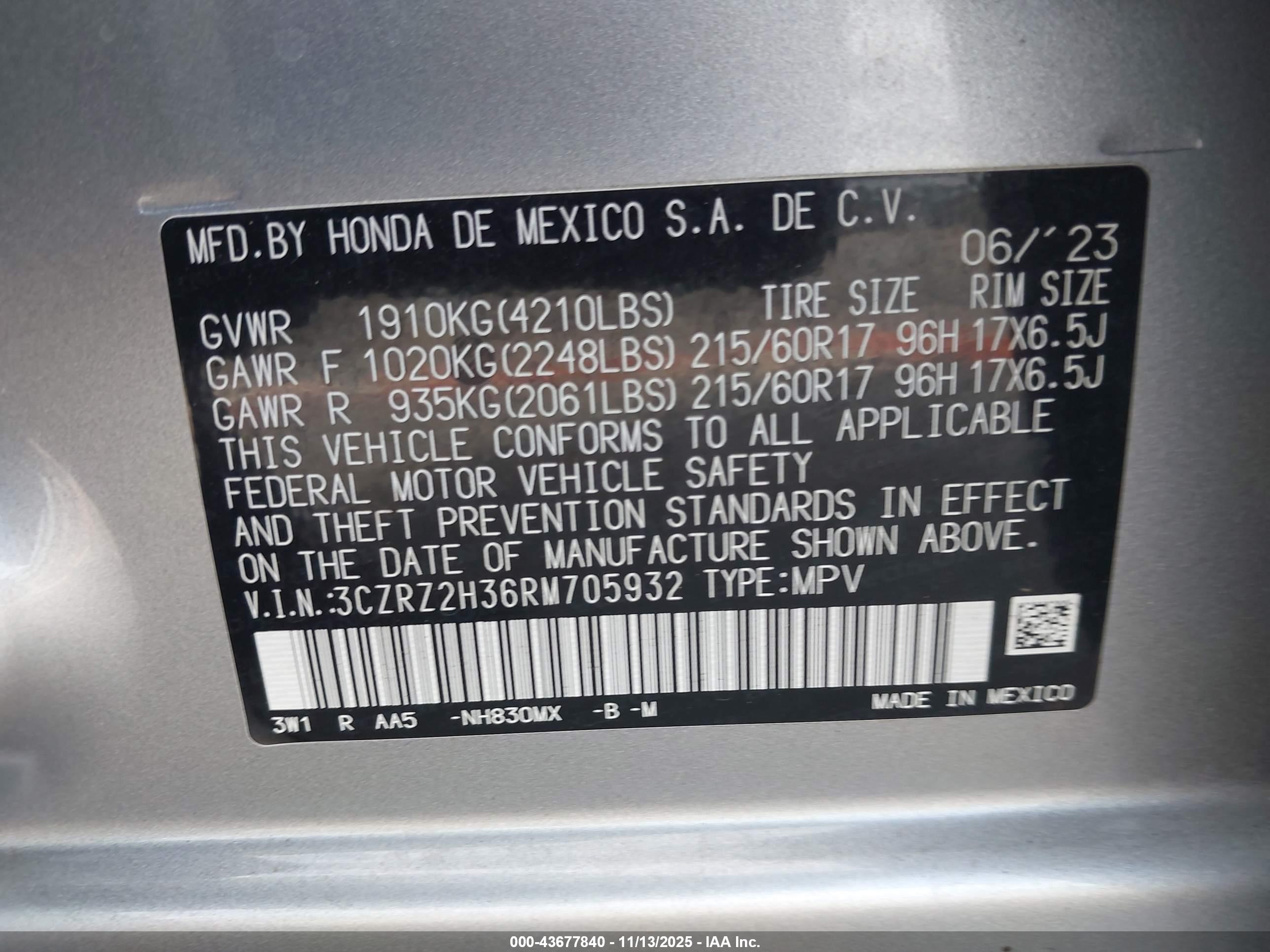 HONDA HR-V image 9