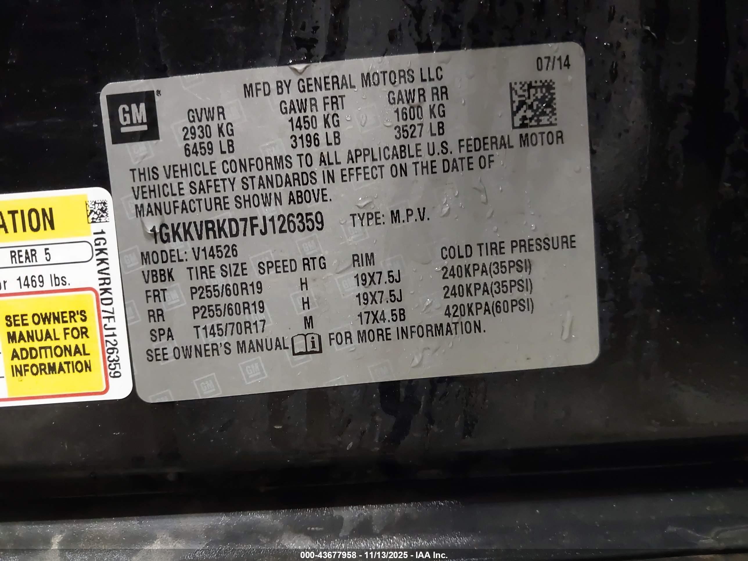GMC ACADIA image 9