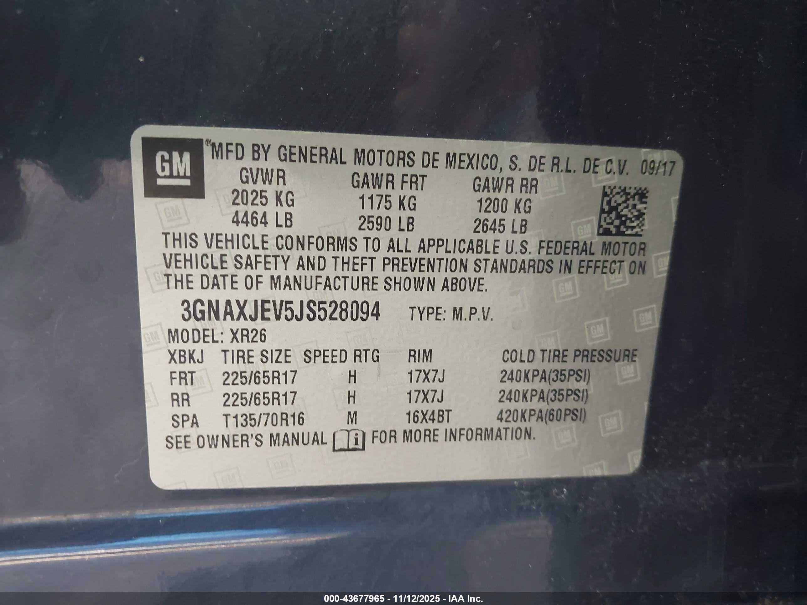 CHEVROLET EQUINOX image 9