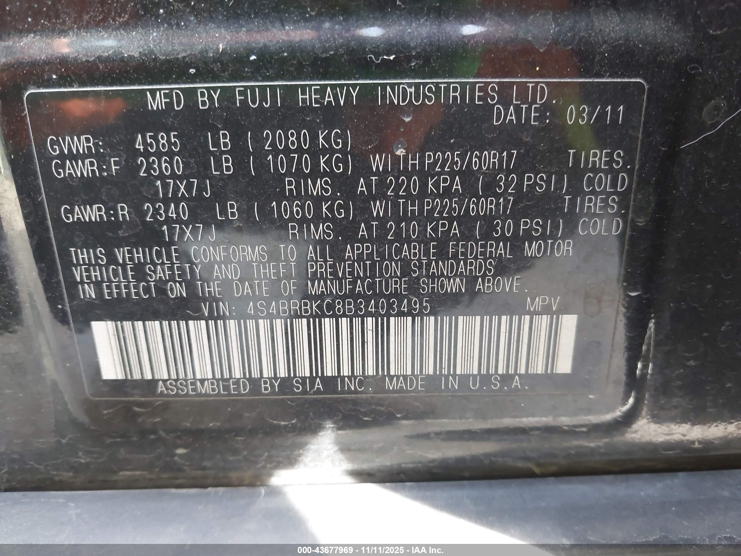 SUBARU OUTBACK image 9