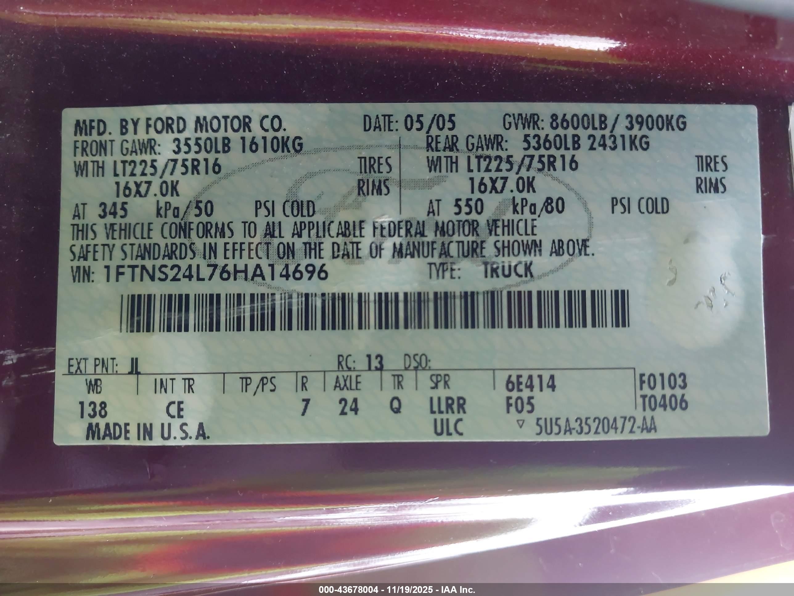 FORD E-250 image 9