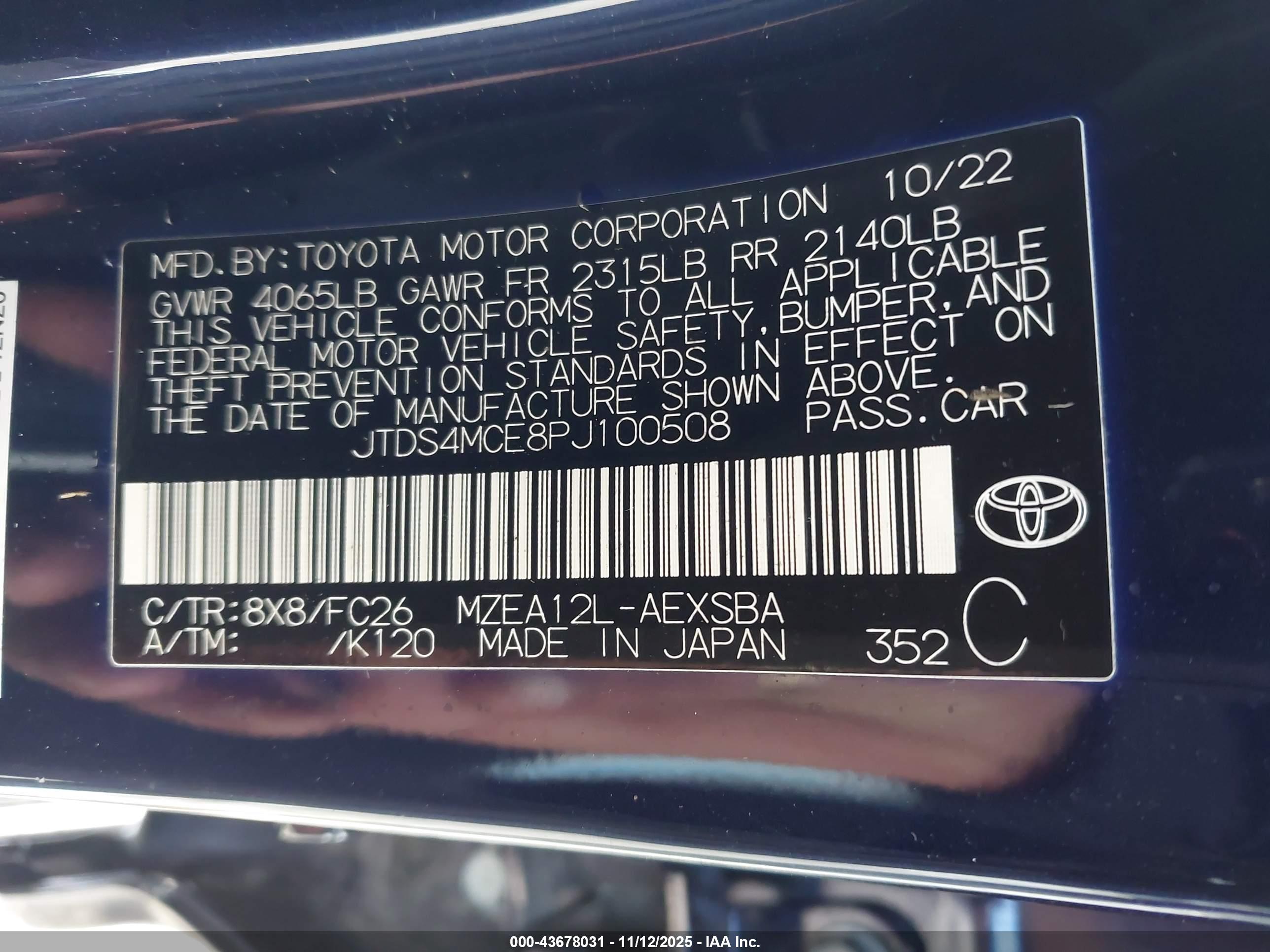 TOYOTA COROLLA image 9