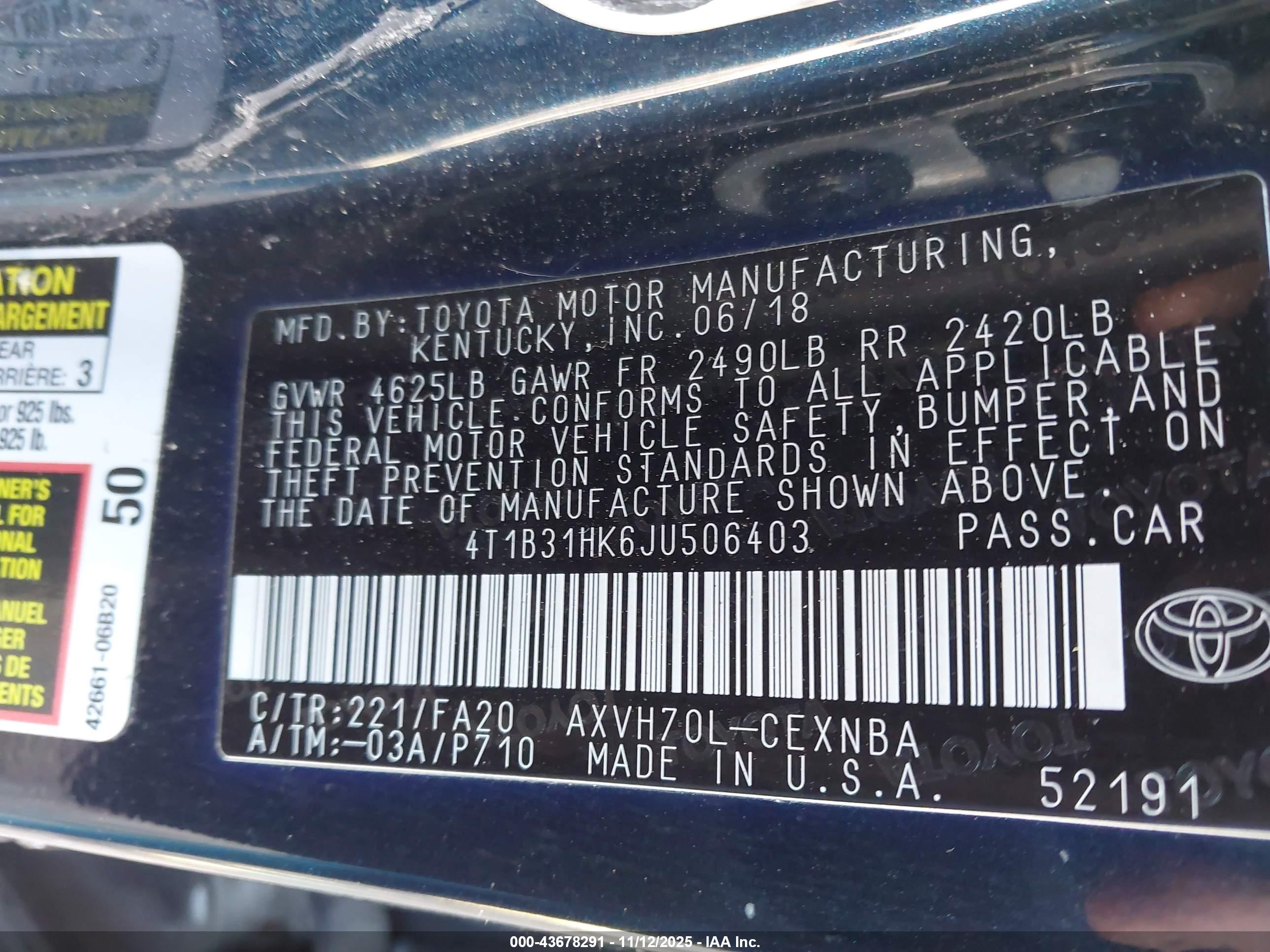 TOYOTA CAMRY image 9