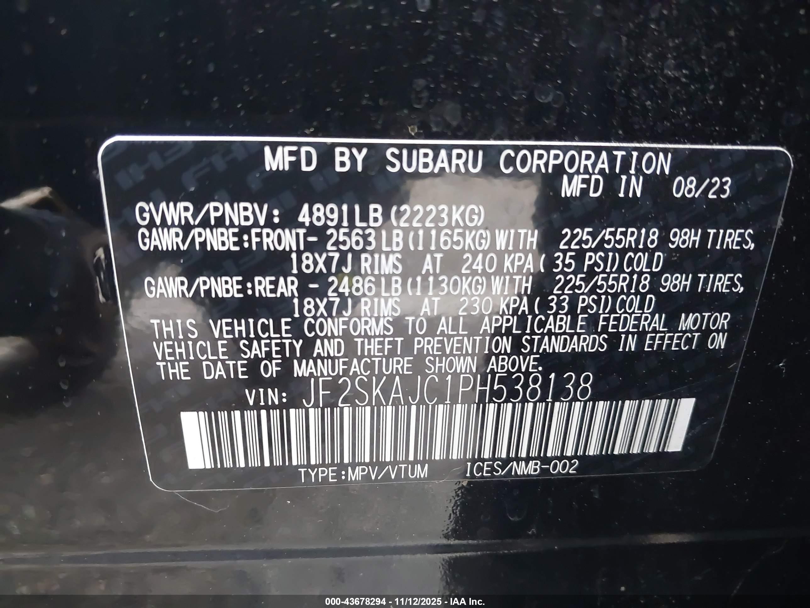 SUBARU FORESTER image 9