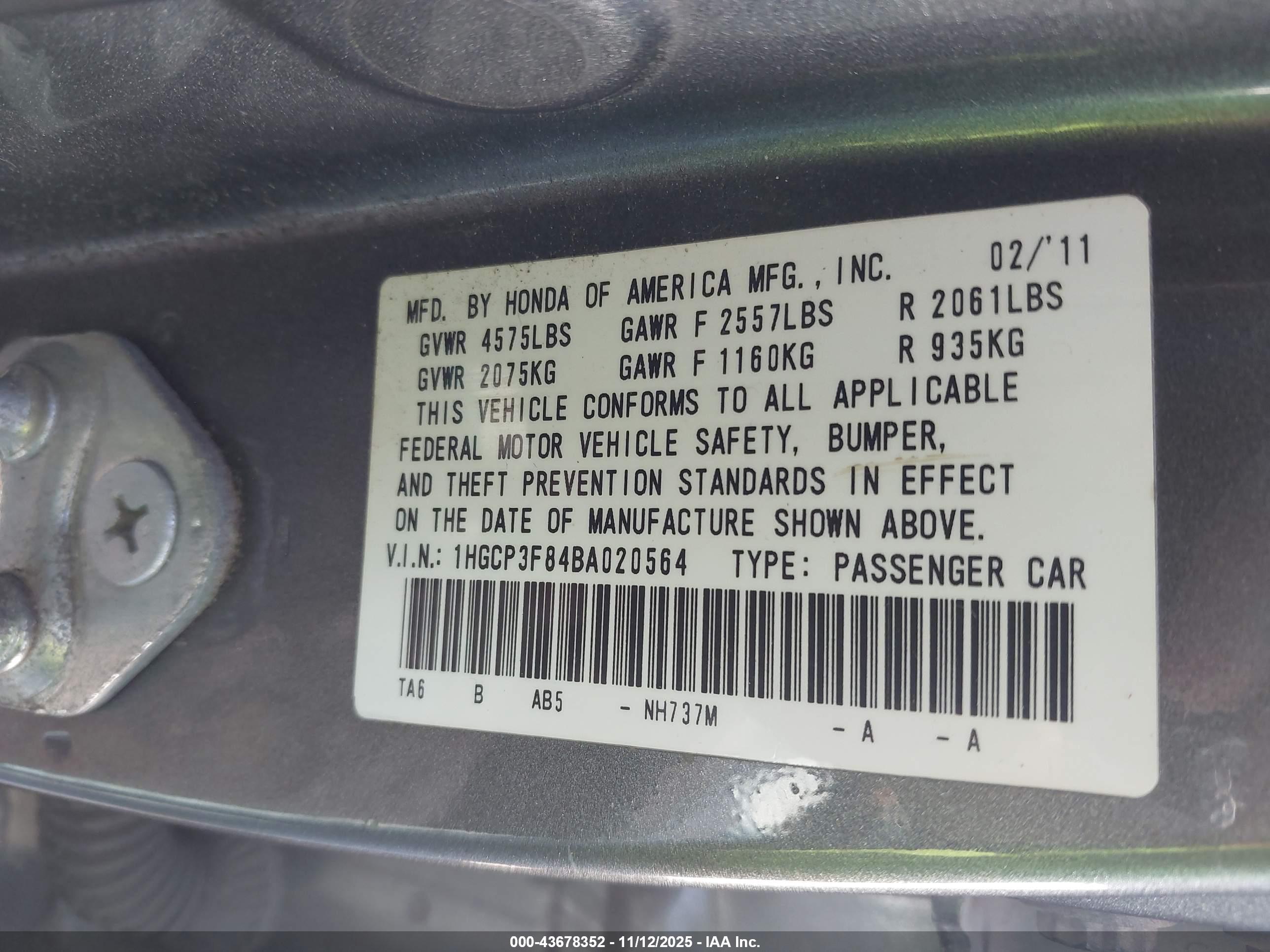 HONDA ACCORD image 9