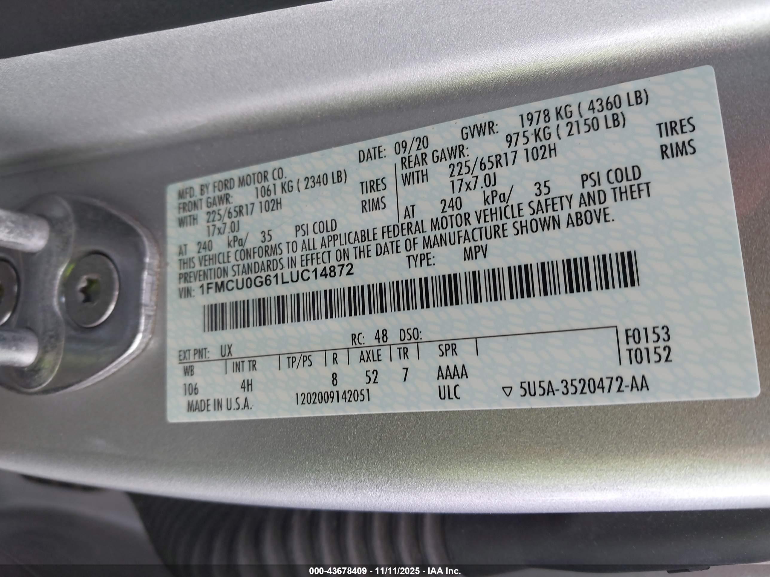 FORD ESCAPE image 9