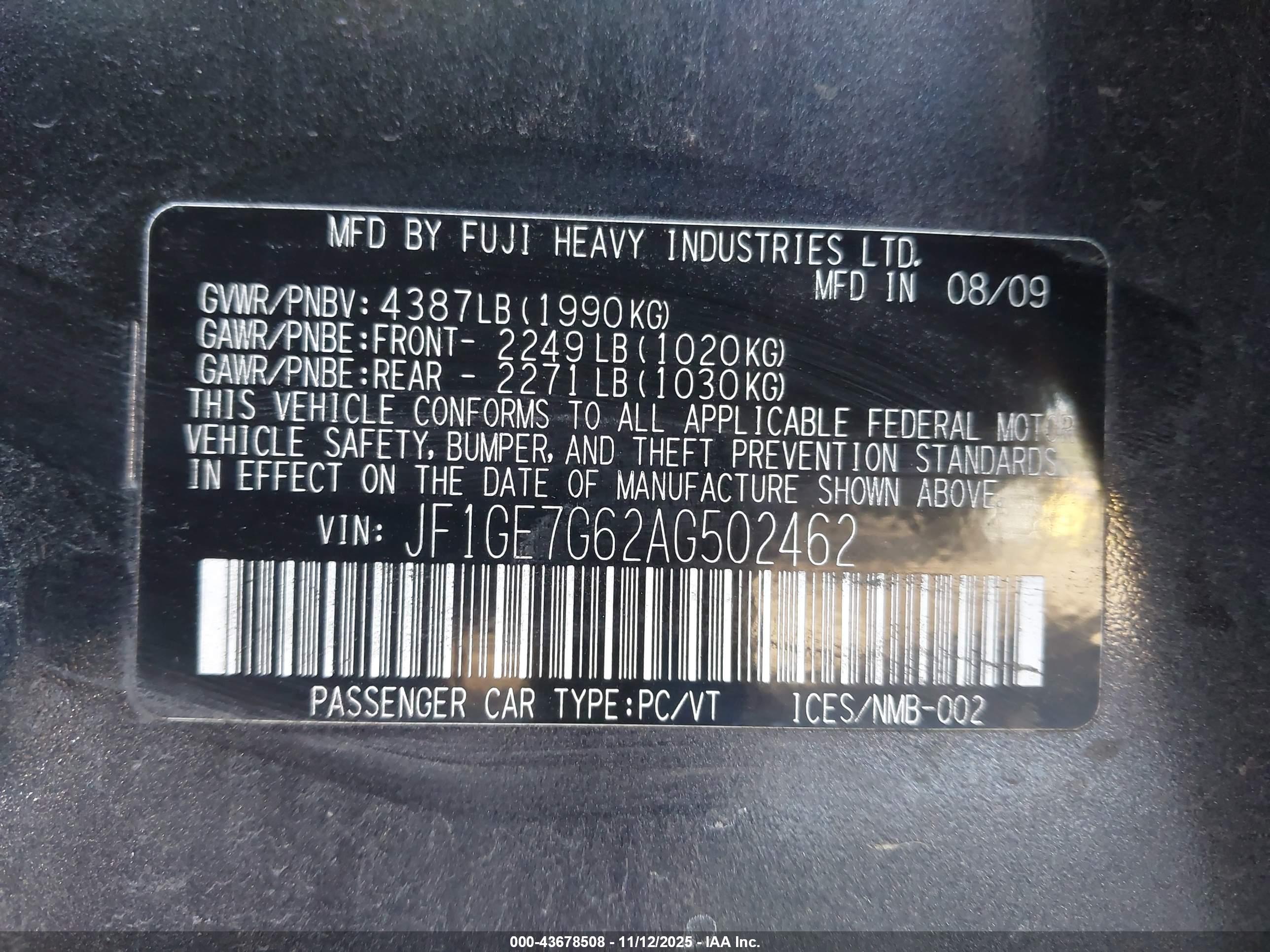 SUBARU IMPREZA image 9