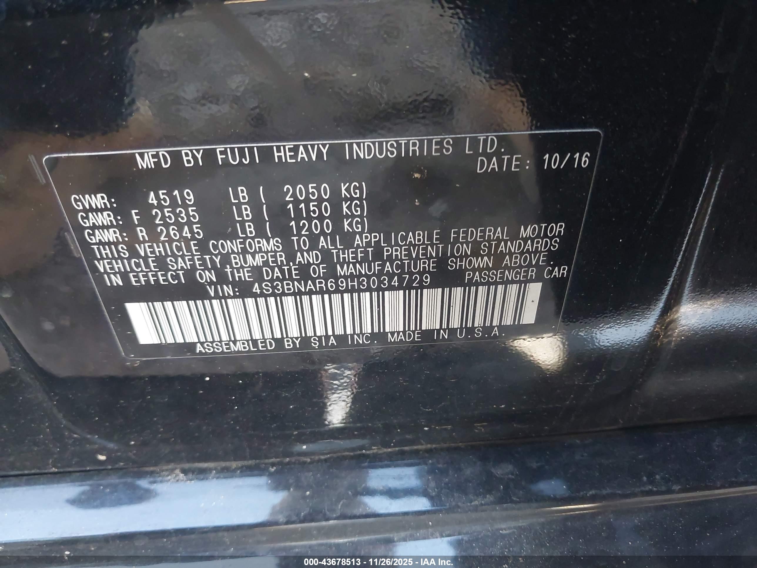 SUBARU LEGACY image 9