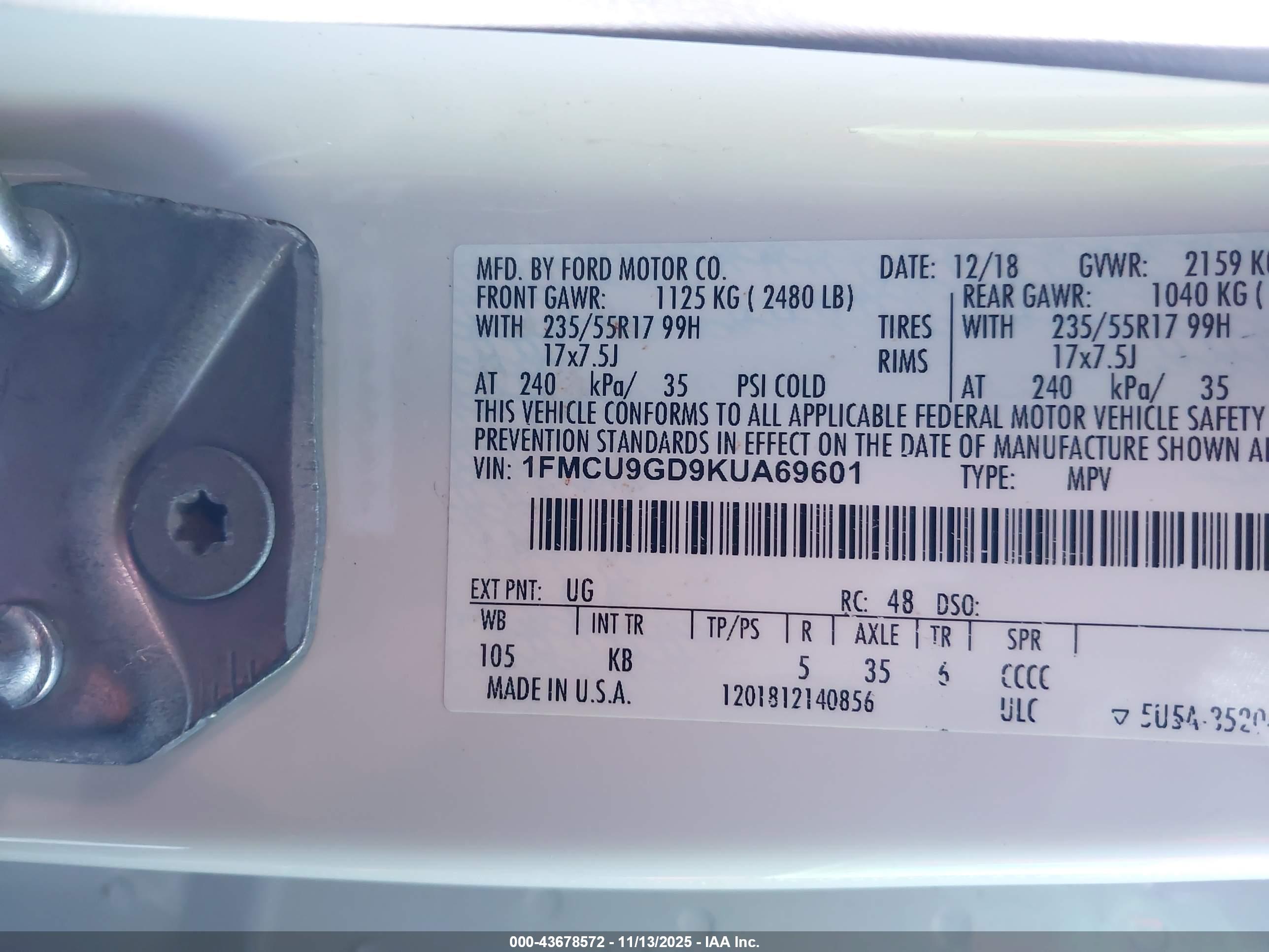 FORD ESCAPE image 9