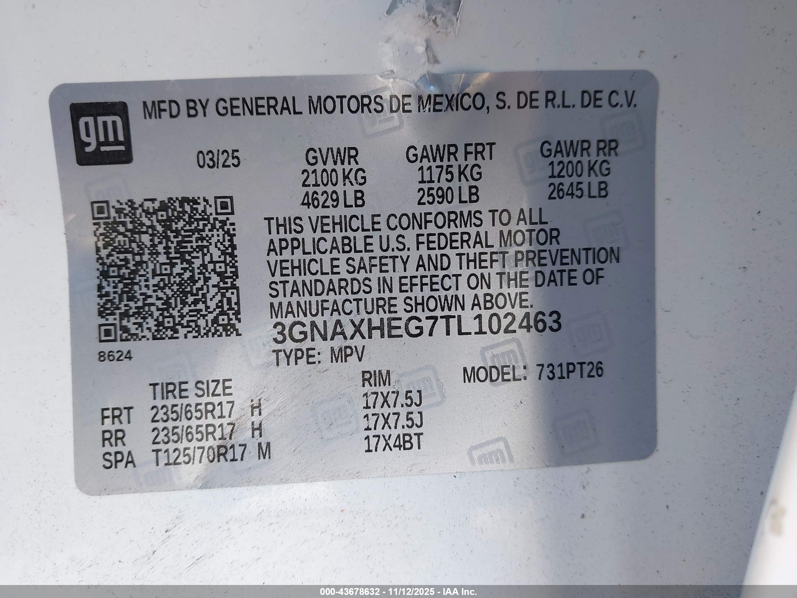 CHEVROLET EQUINOX image 9
