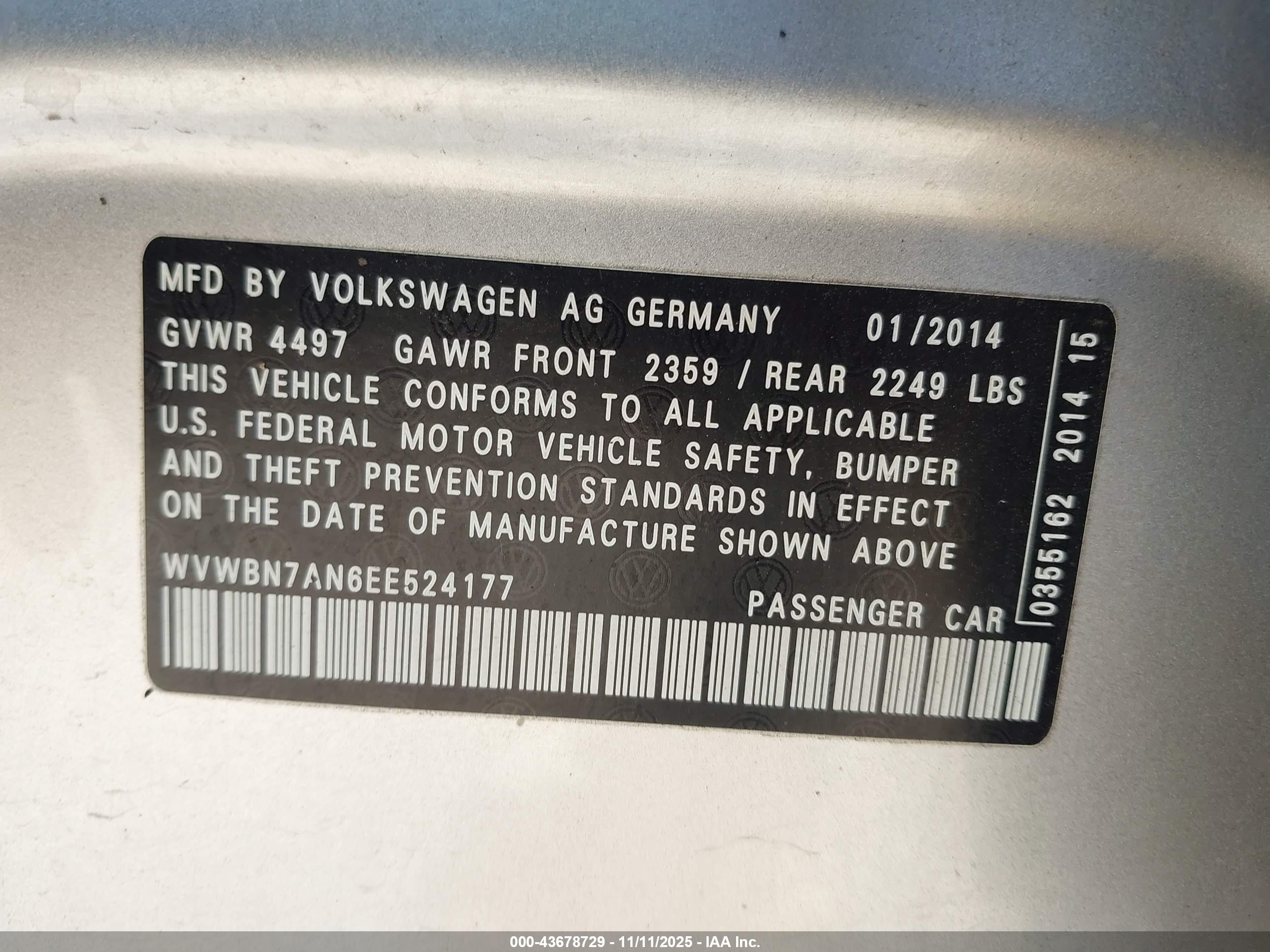 VOLKSWAGEN CC image 9
