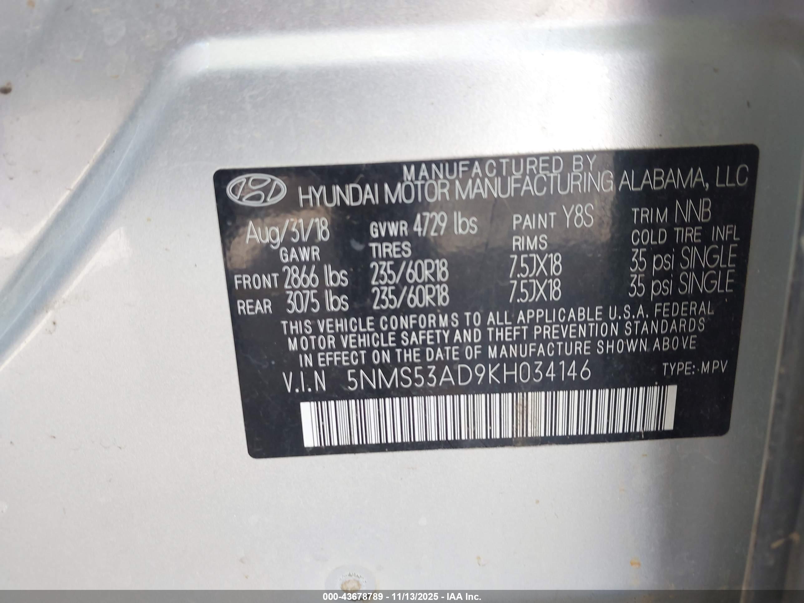 HYUNDAI SANTA image 9