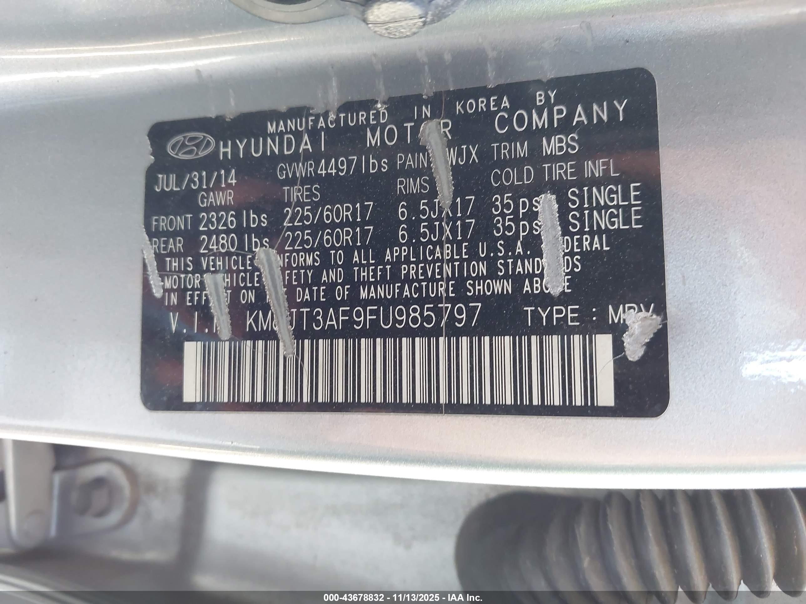 HYUNDAI TUCSON image 9