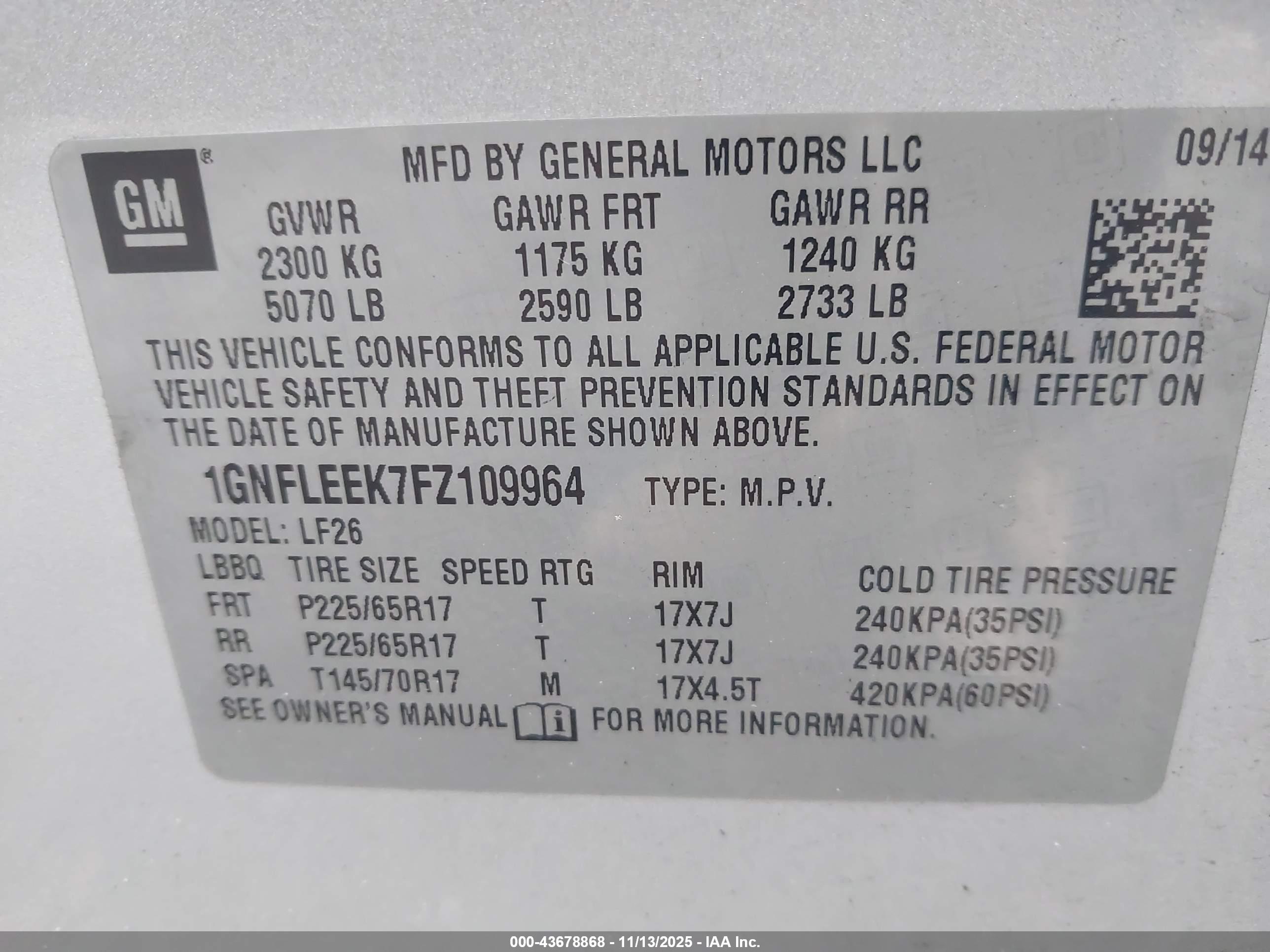 CHEVROLET EQUINOX image 9