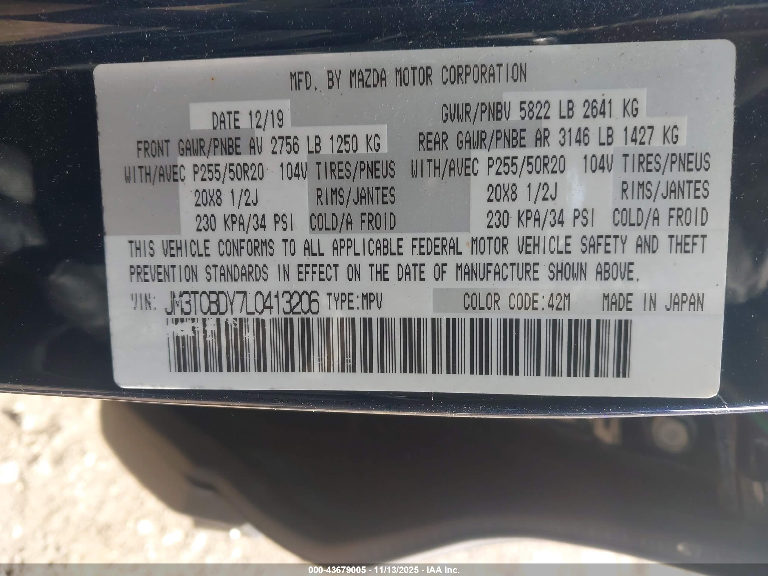 MAZDA CX-9 image 9