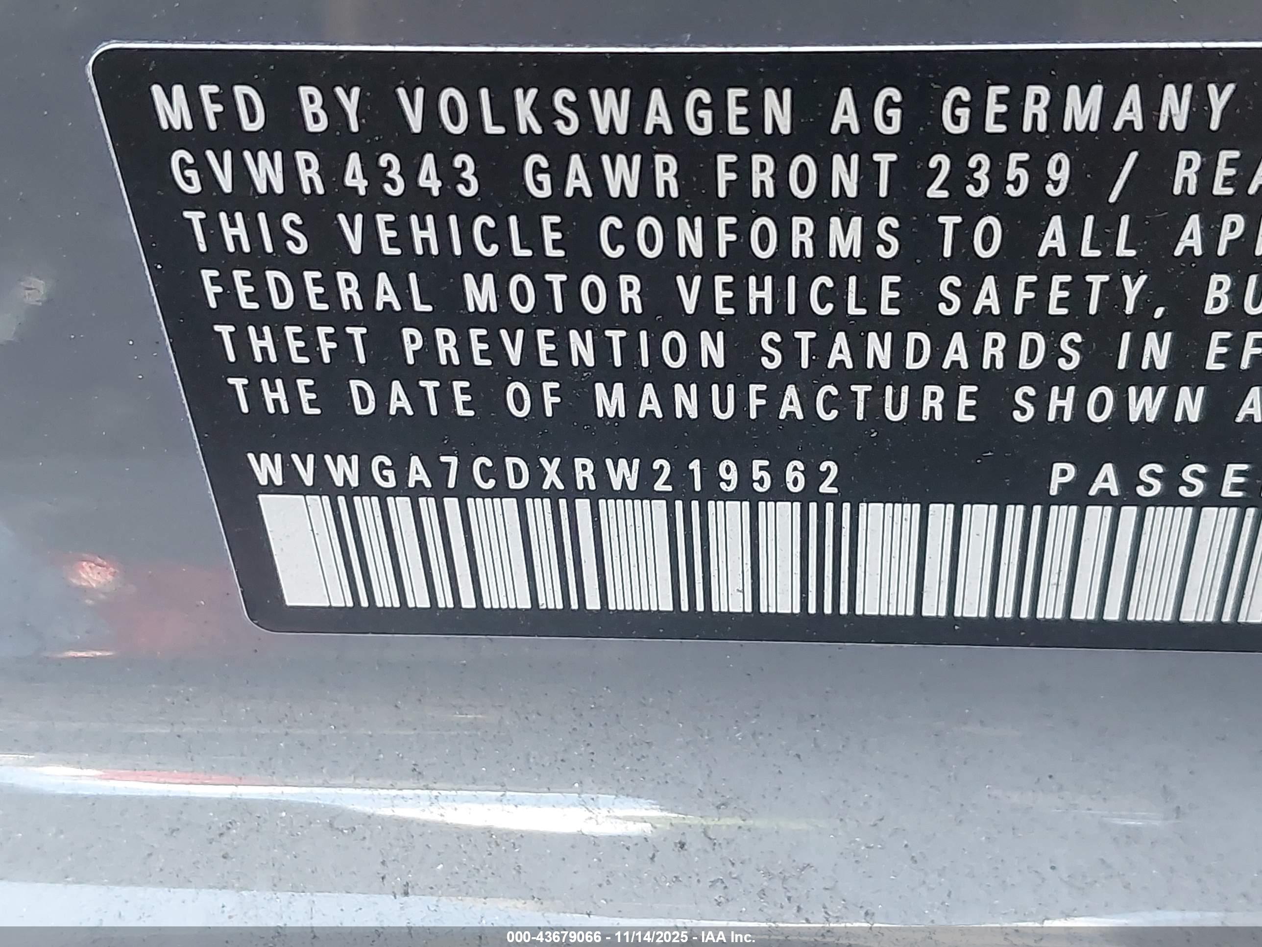VOLKSWAGEN GOLF image 9