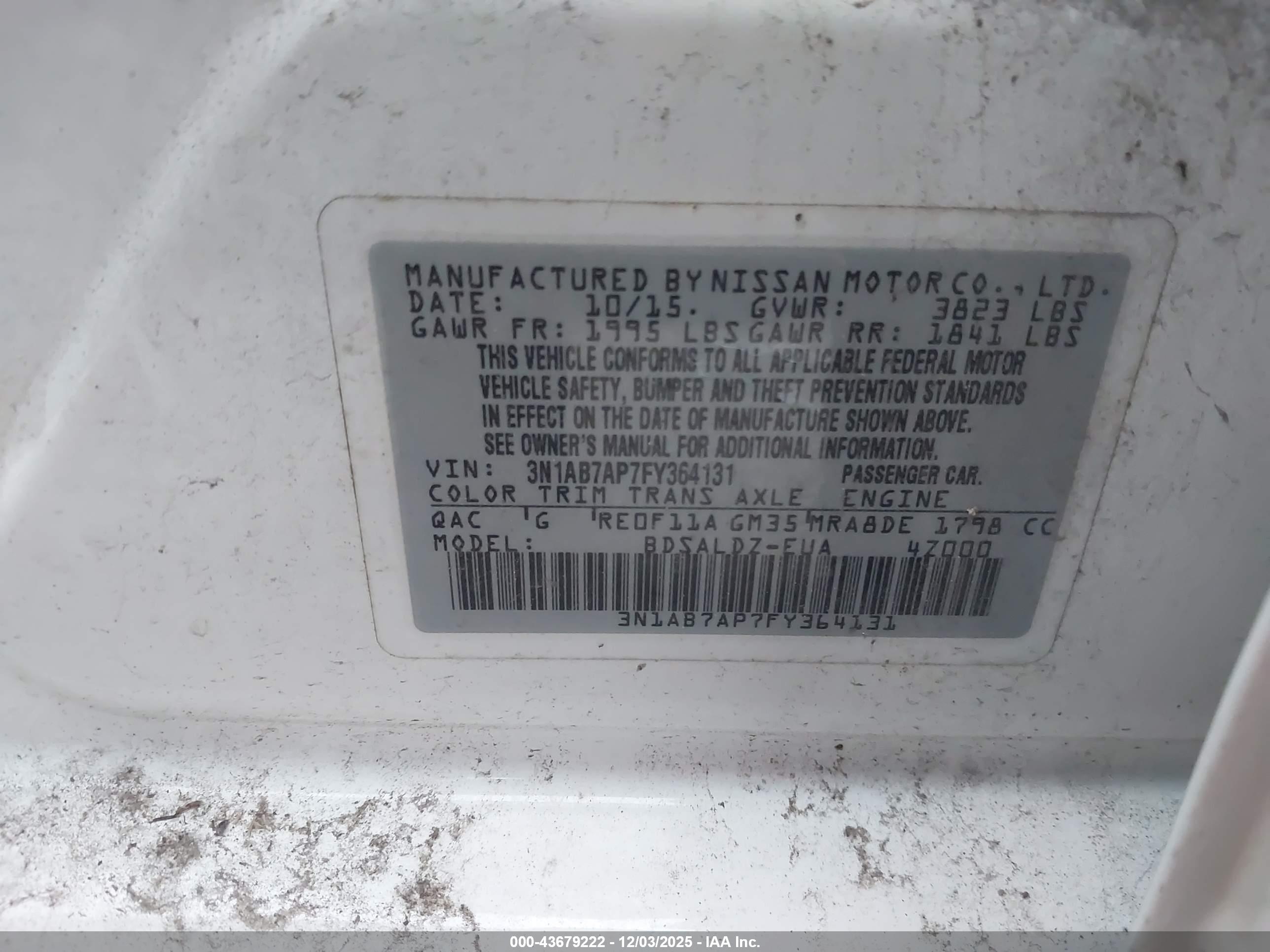 NISSAN SENTRA image 9