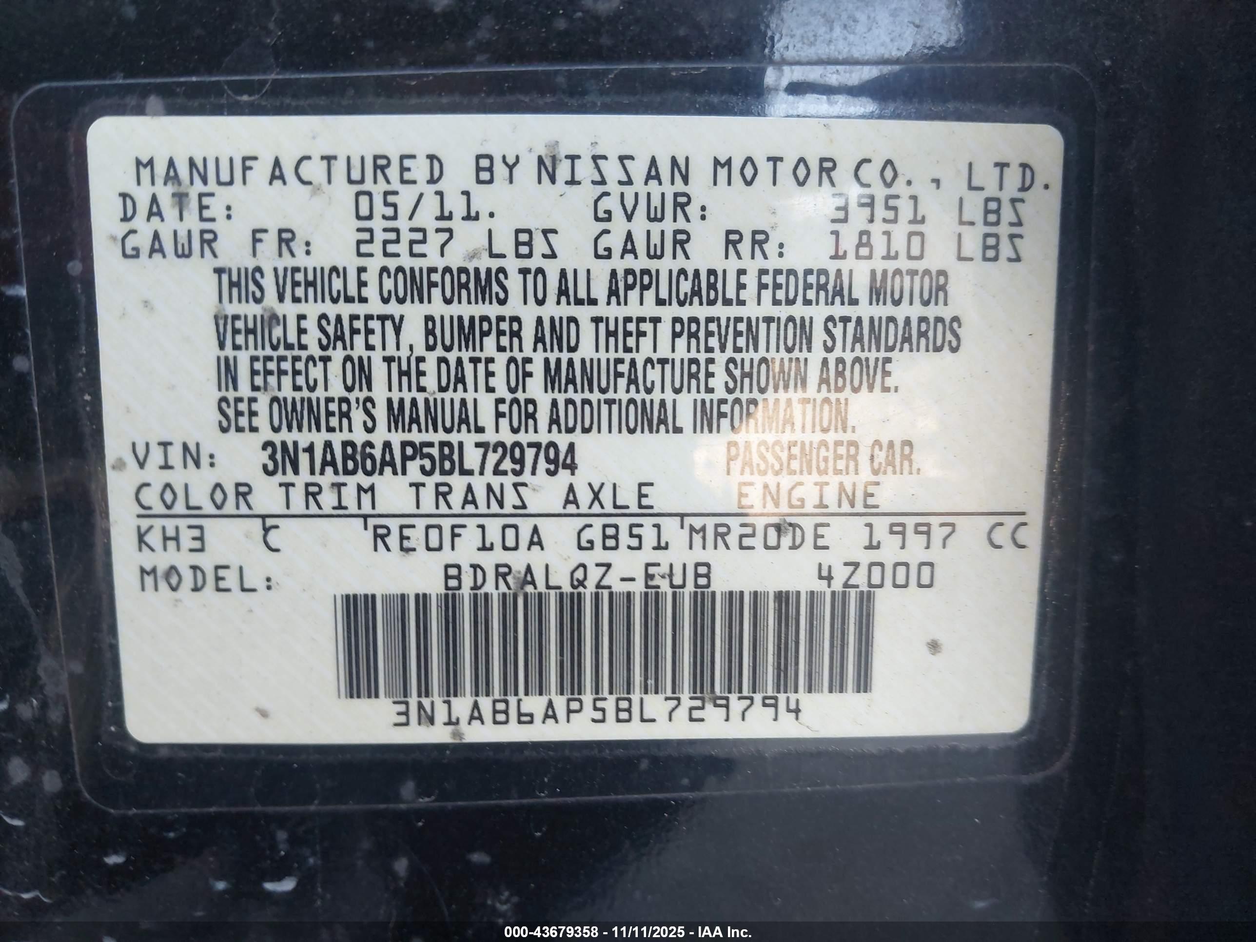 NISSAN SENTRA image 9
