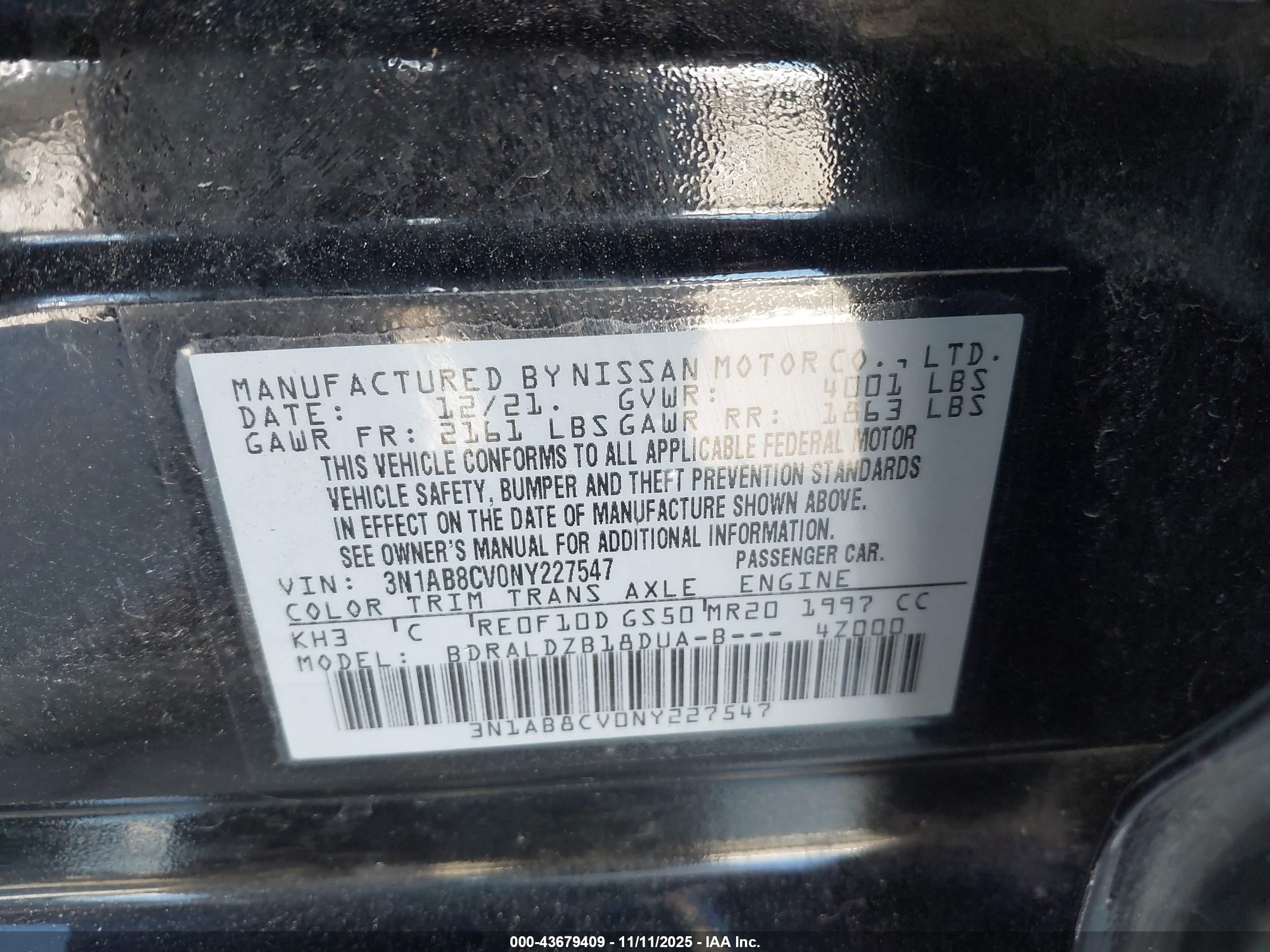 NISSAN SENTRA image 9