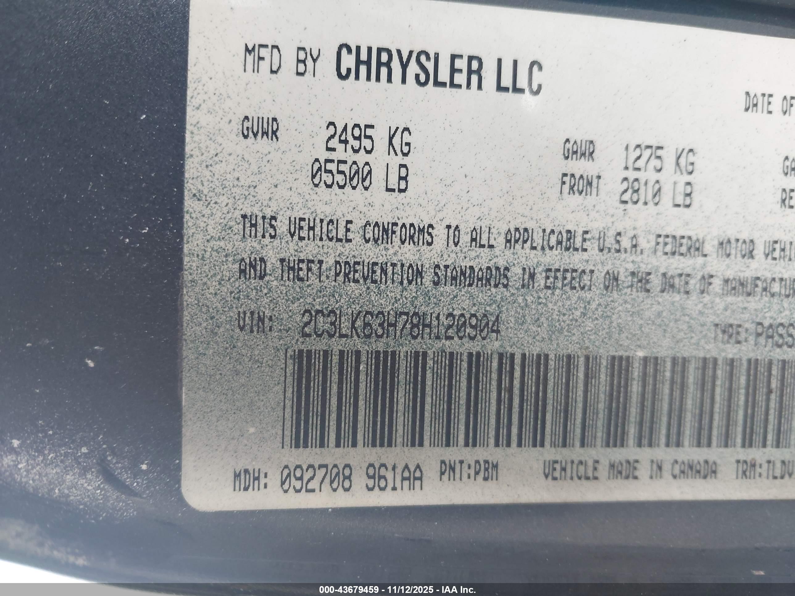 CHRYSLER 300C image 9