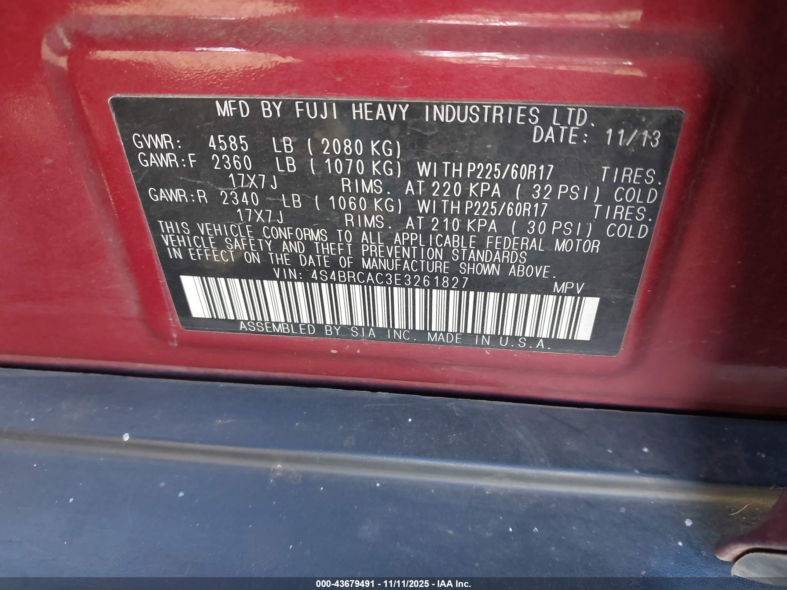 SUBARU OUTBACK image 9
