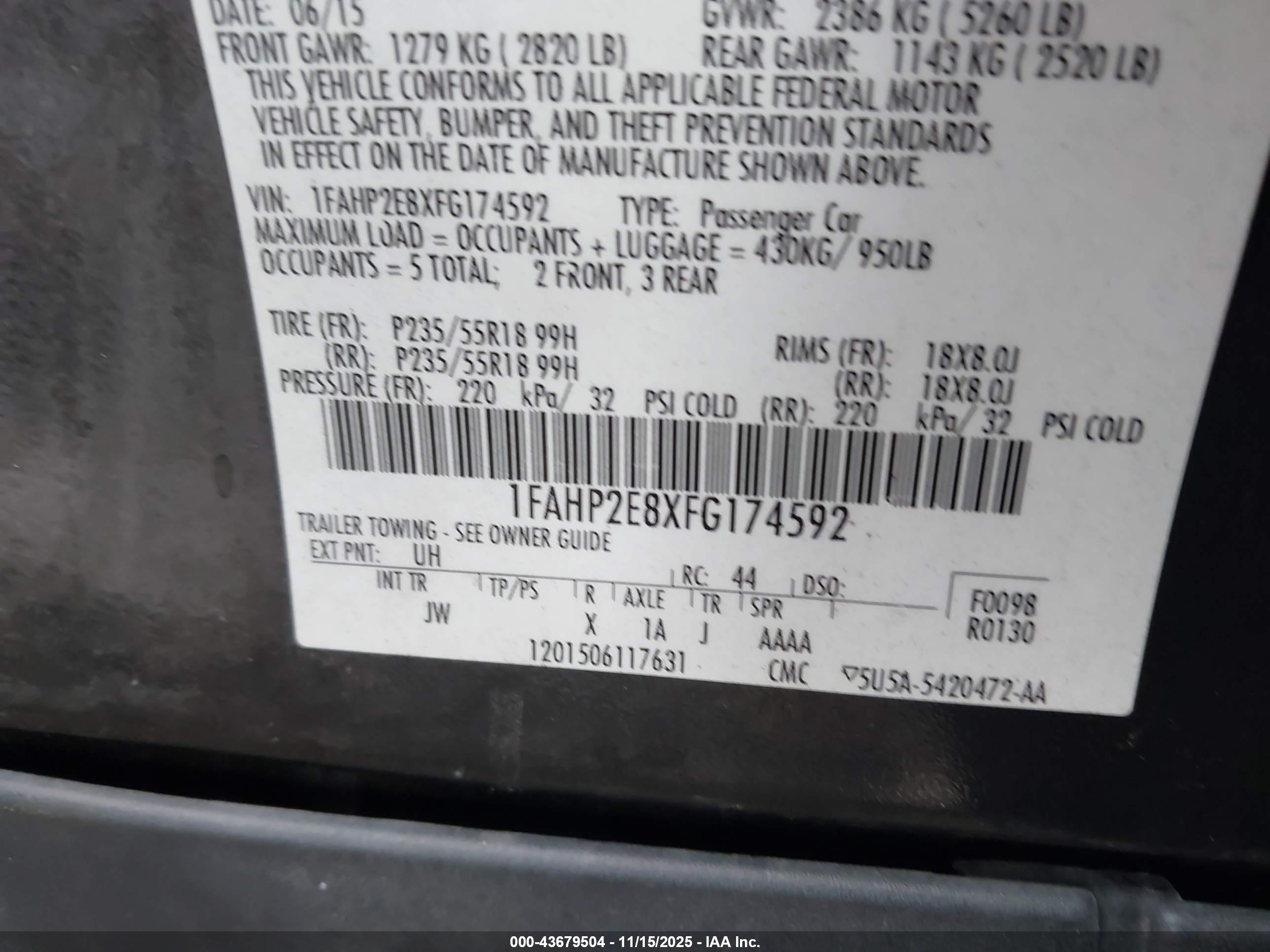 FORD TAURUS image 9