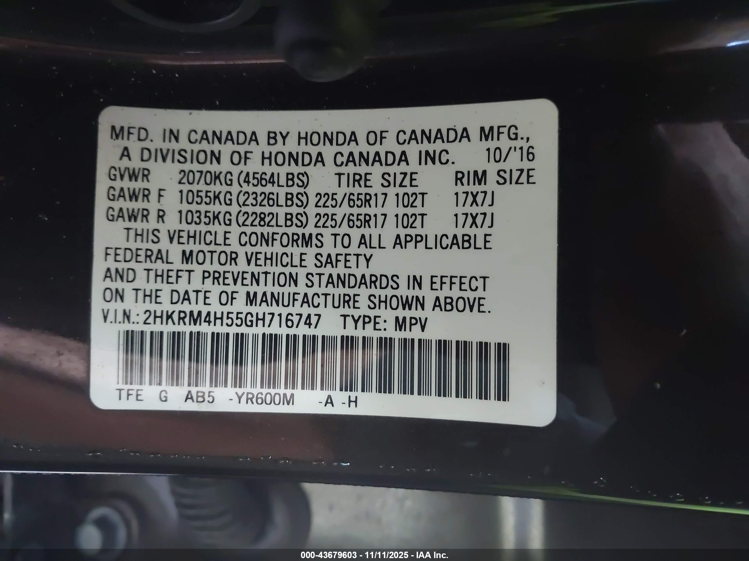 HONDA CR-V image 9