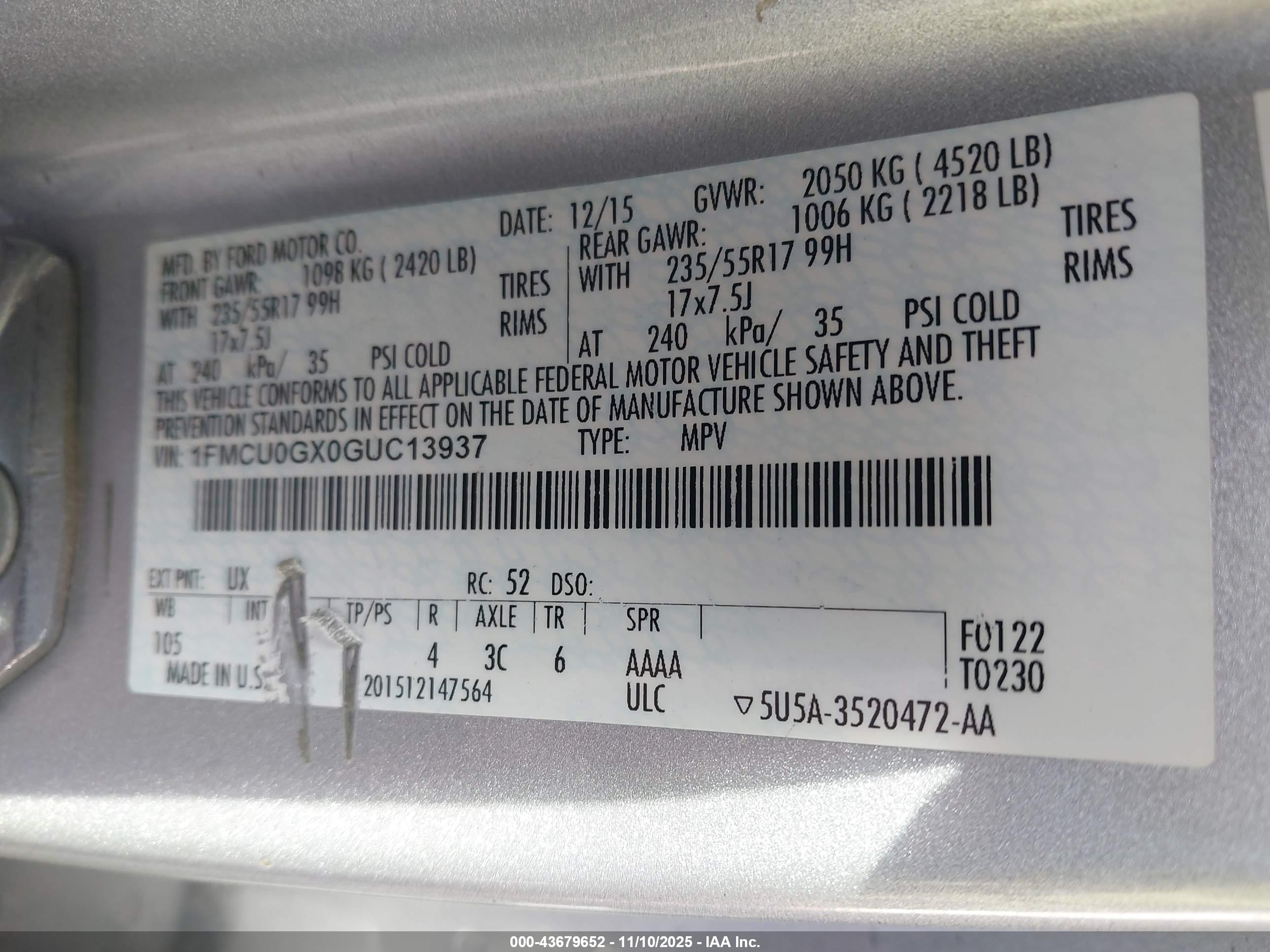 FORD ESCAPE image 9