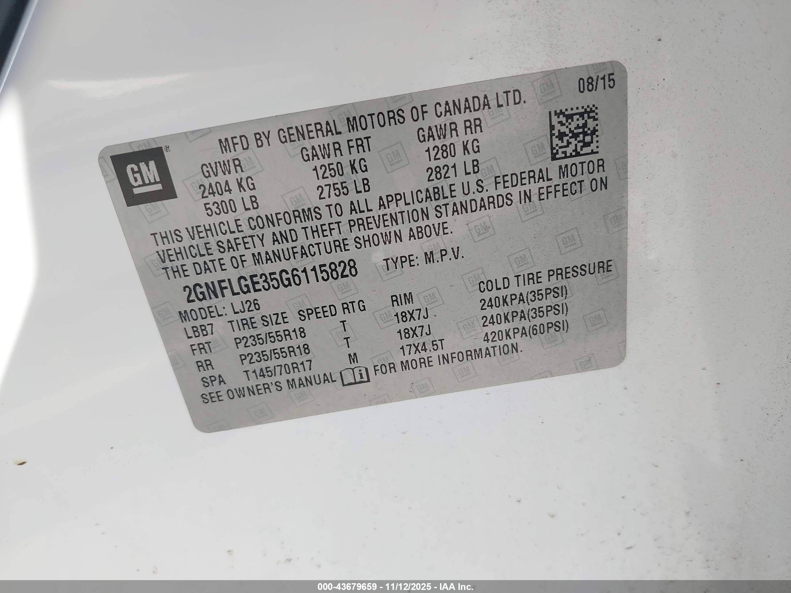 CHEVROLET EQUINOX image 9