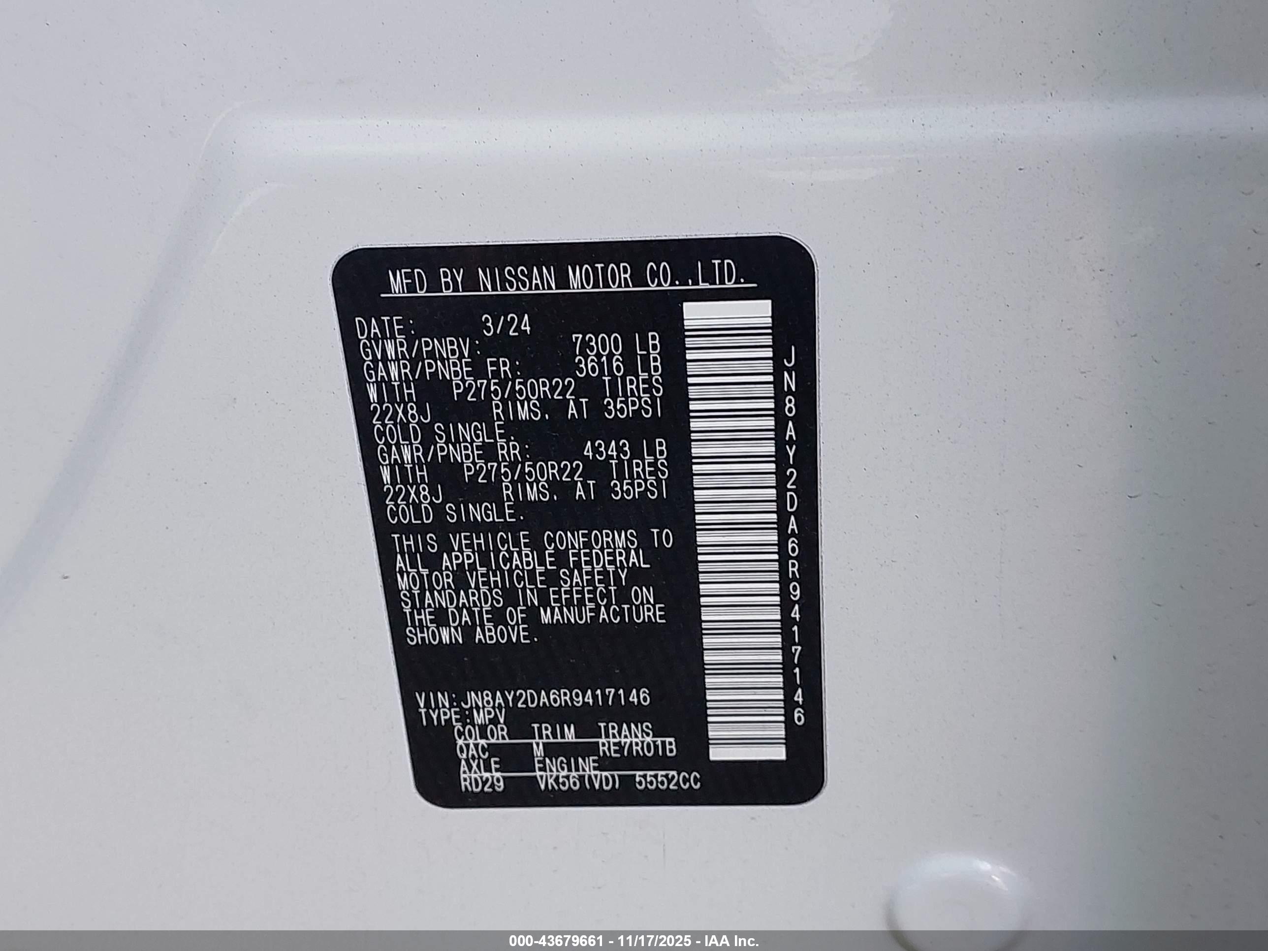 NISSAN ARMADA image 9