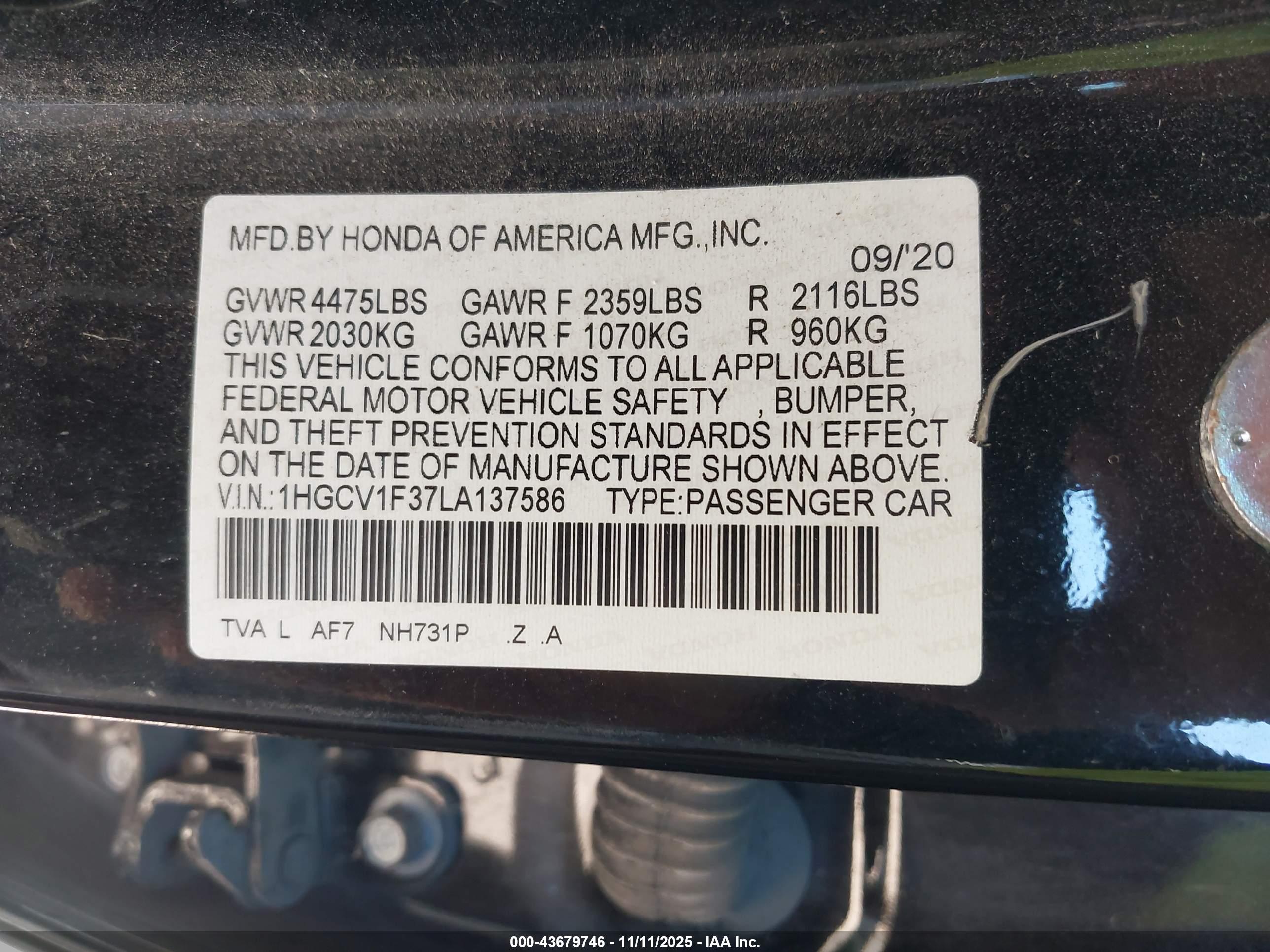 HONDA ACCORD image 9