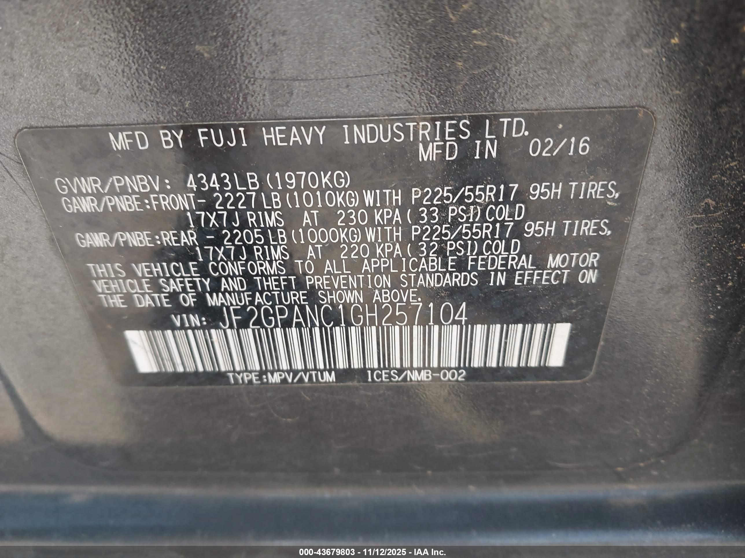 SUBARU CROSSTREK image 9