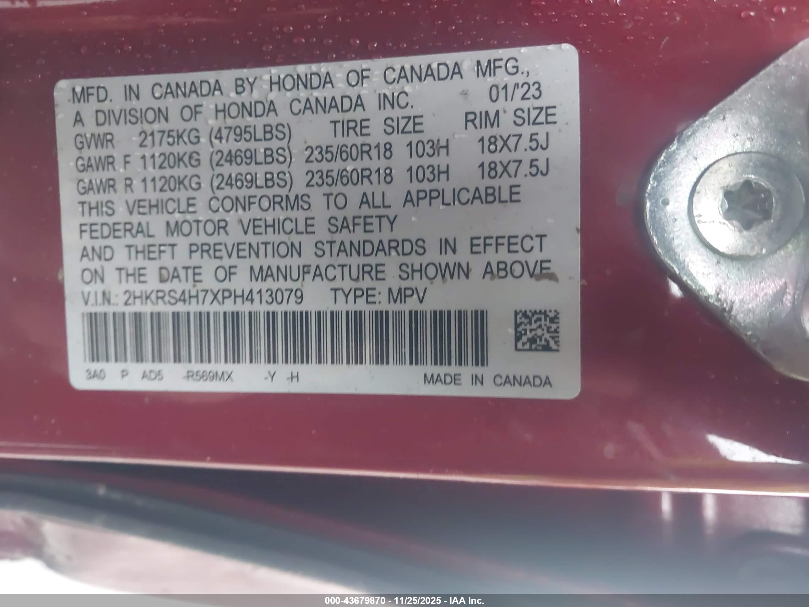 HONDA CR-V image 9
