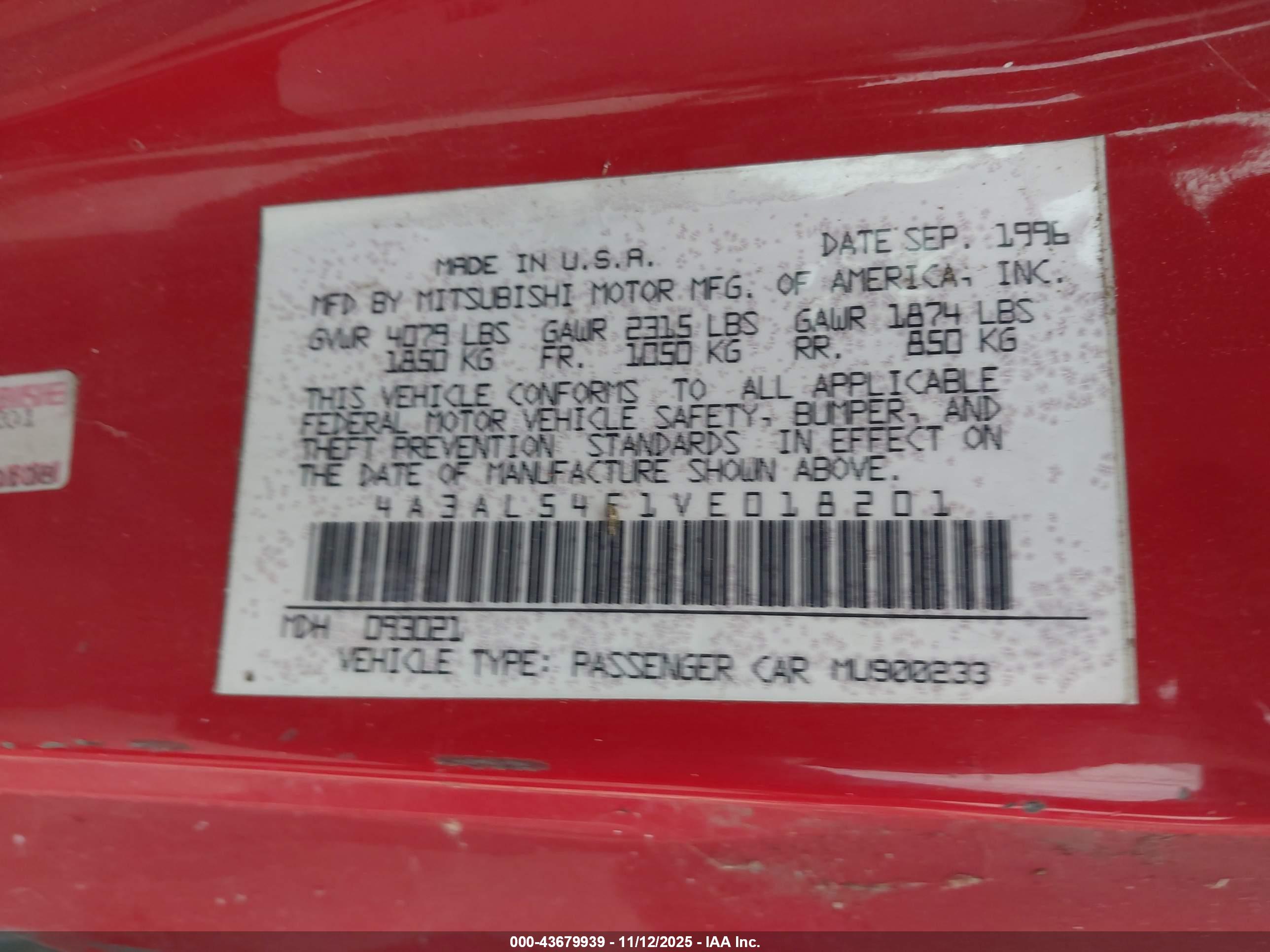 MITSUBISHI ECLIPSE image 9