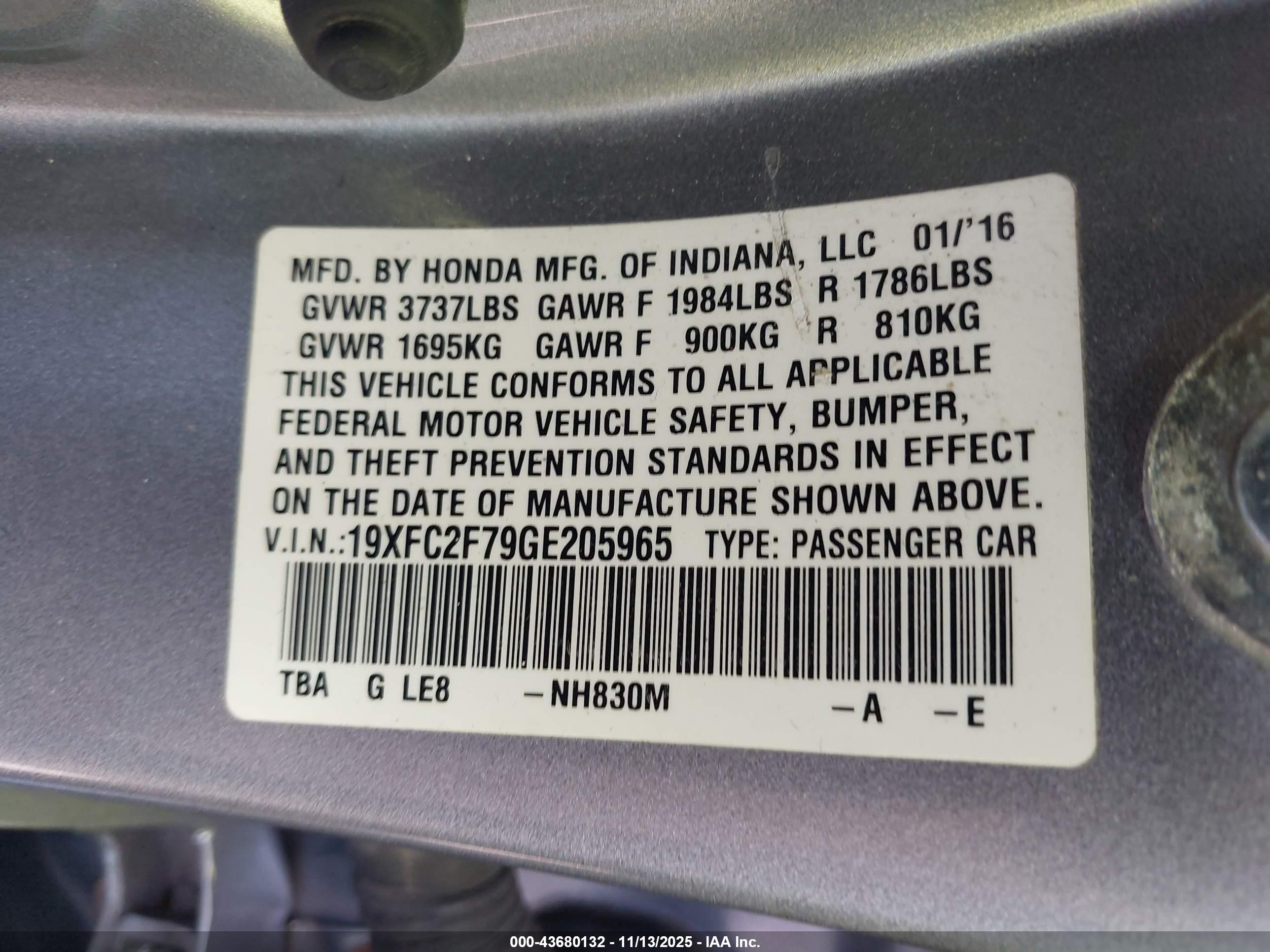HONDA CIVIC image 9