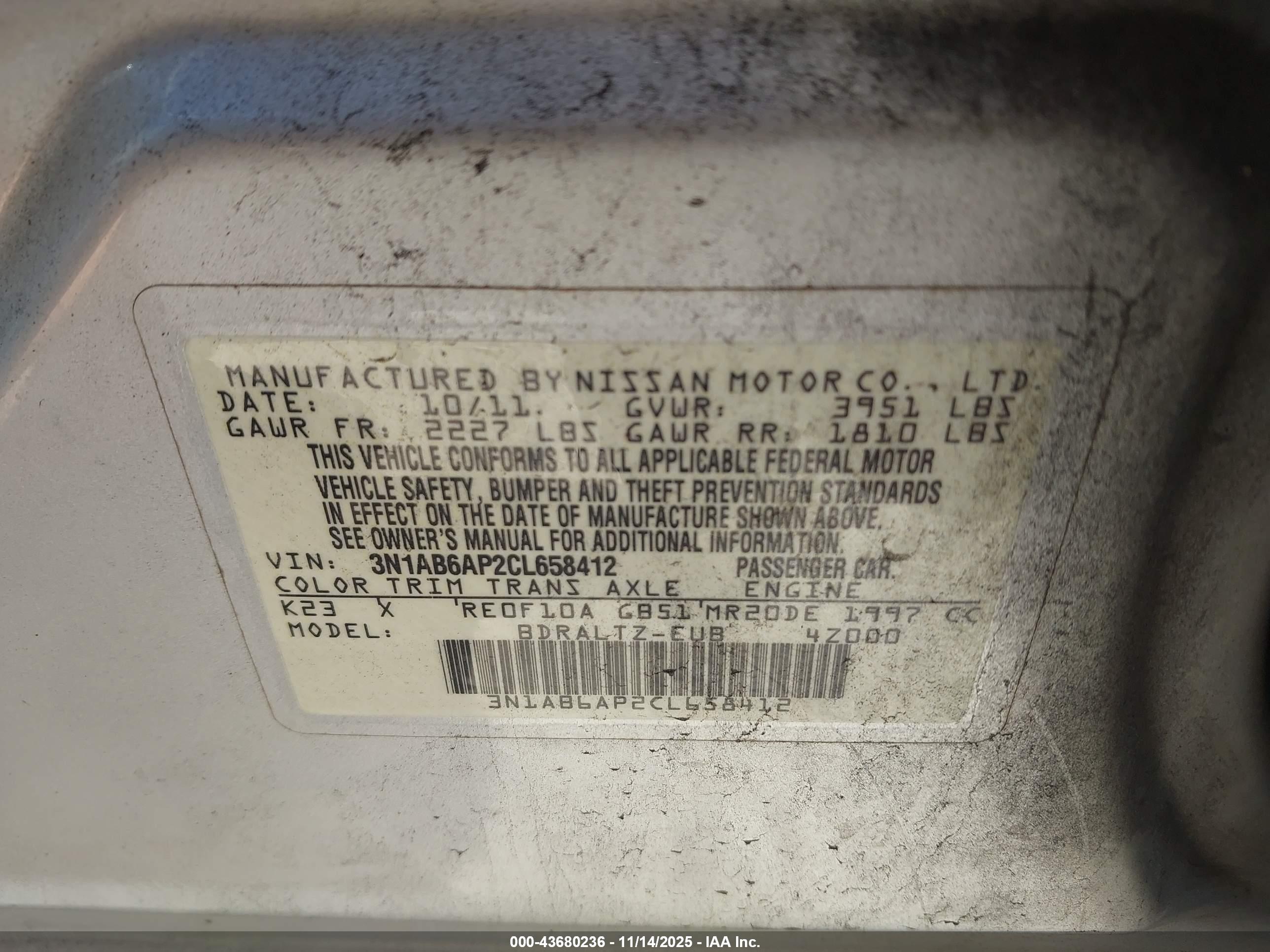 NISSAN SENTRA image 9