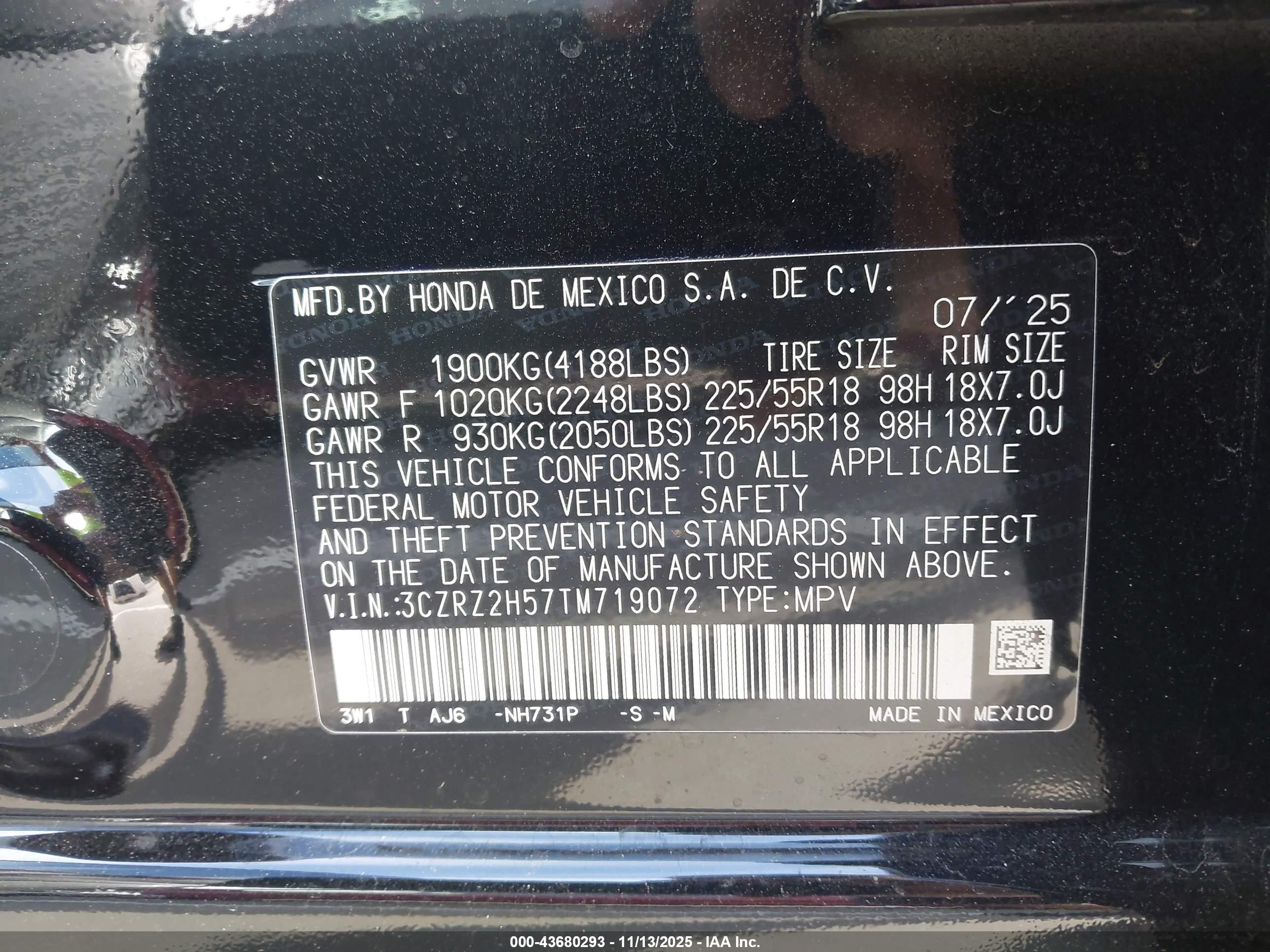 HONDA HR-V image 9