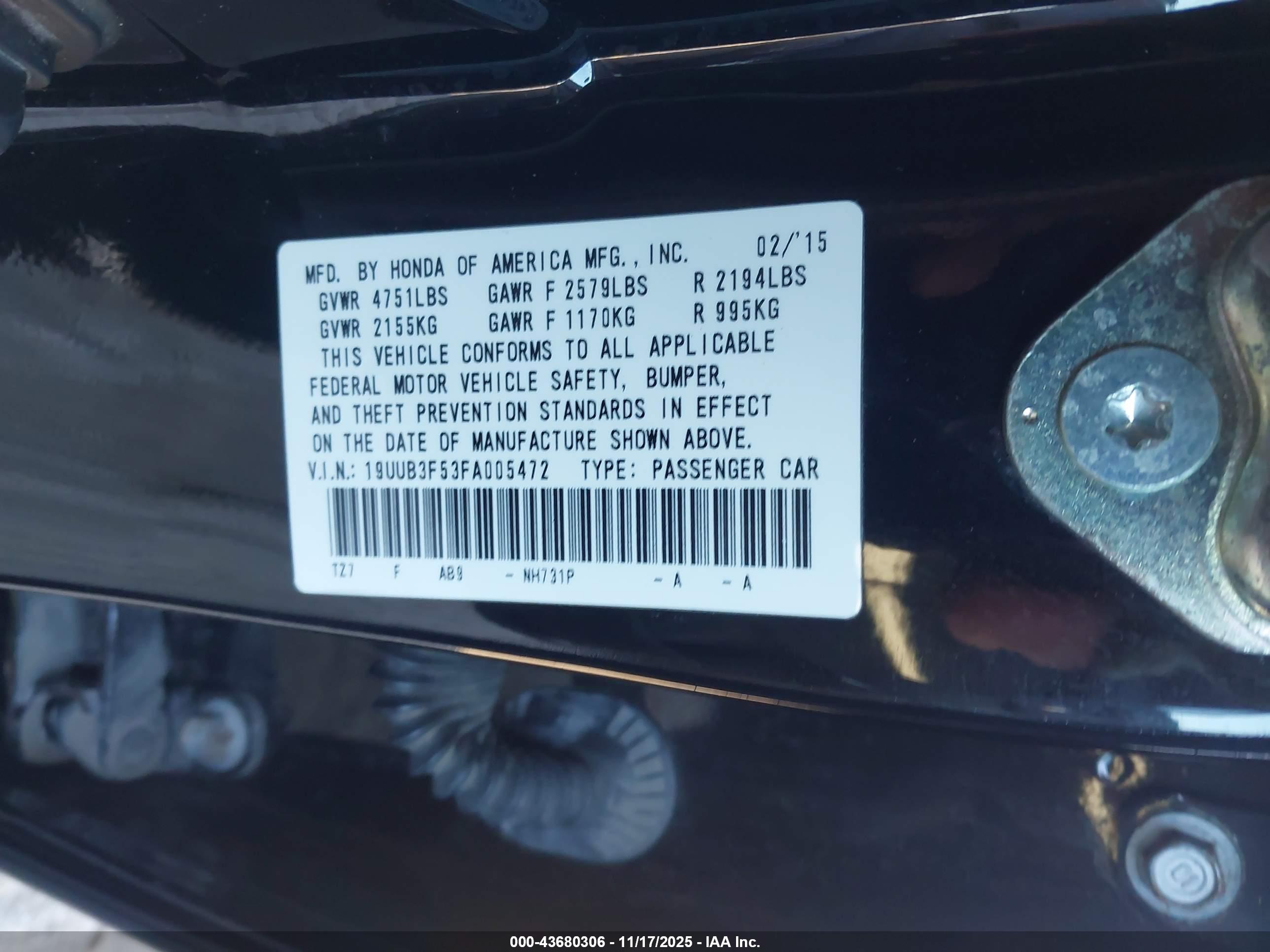 ACURA TLX image 9