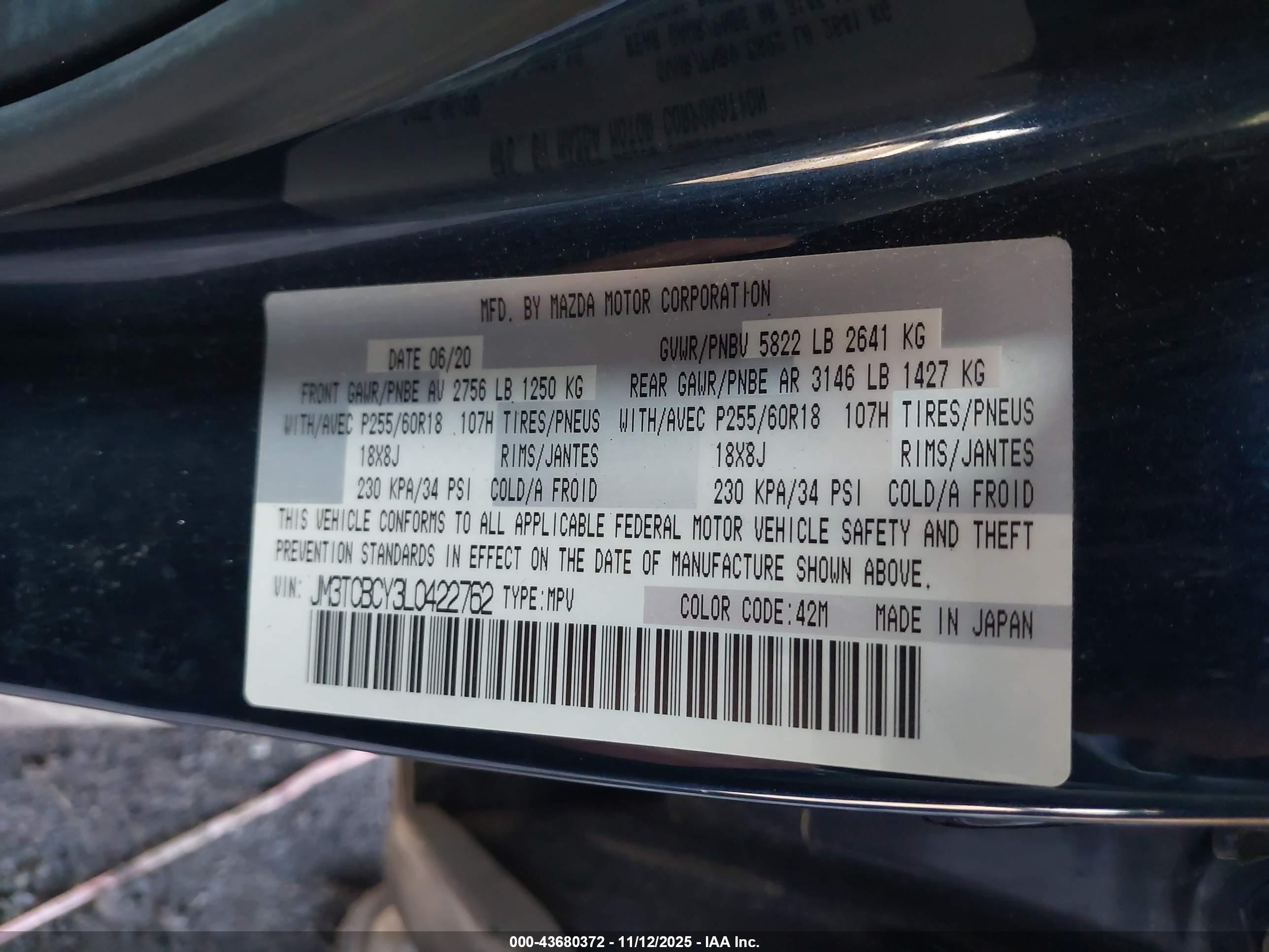 MAZDA CX-9 image 9