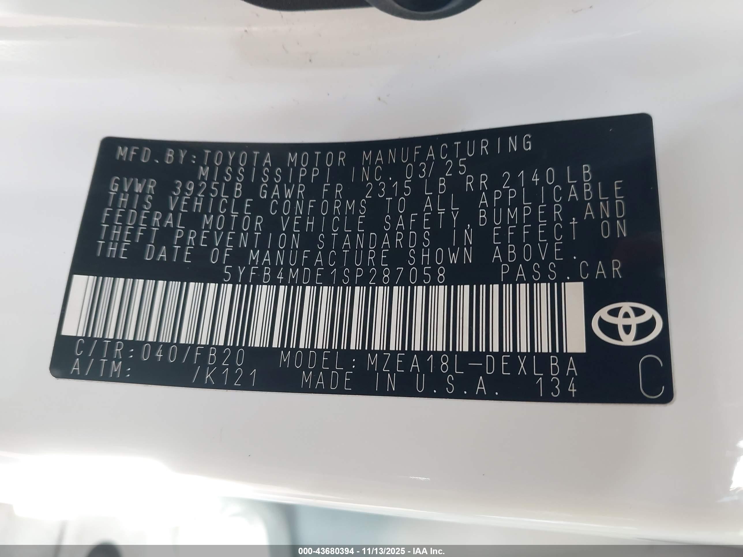 TOYOTA COROLLA image 9