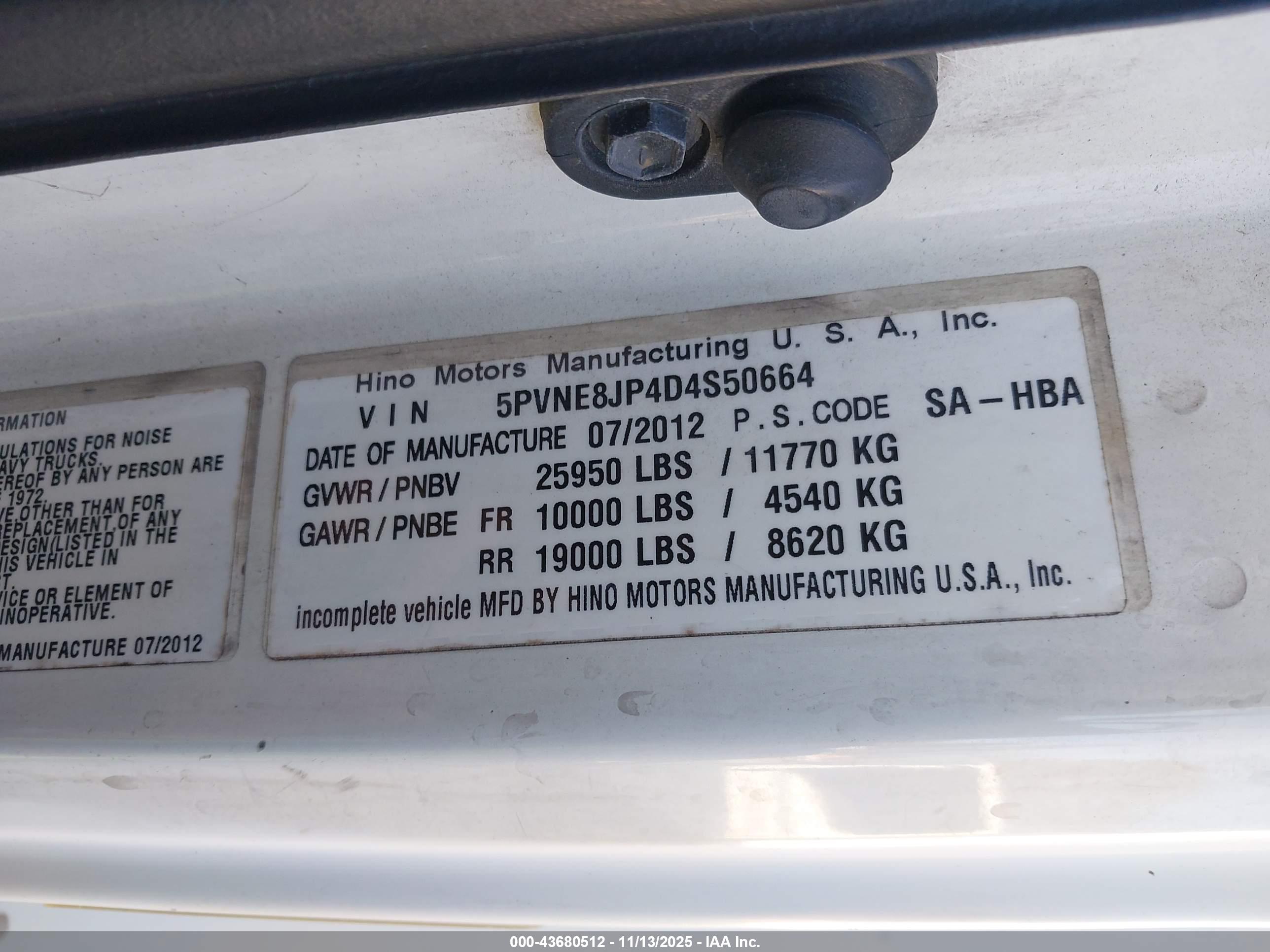 HINO 258/268 image 9