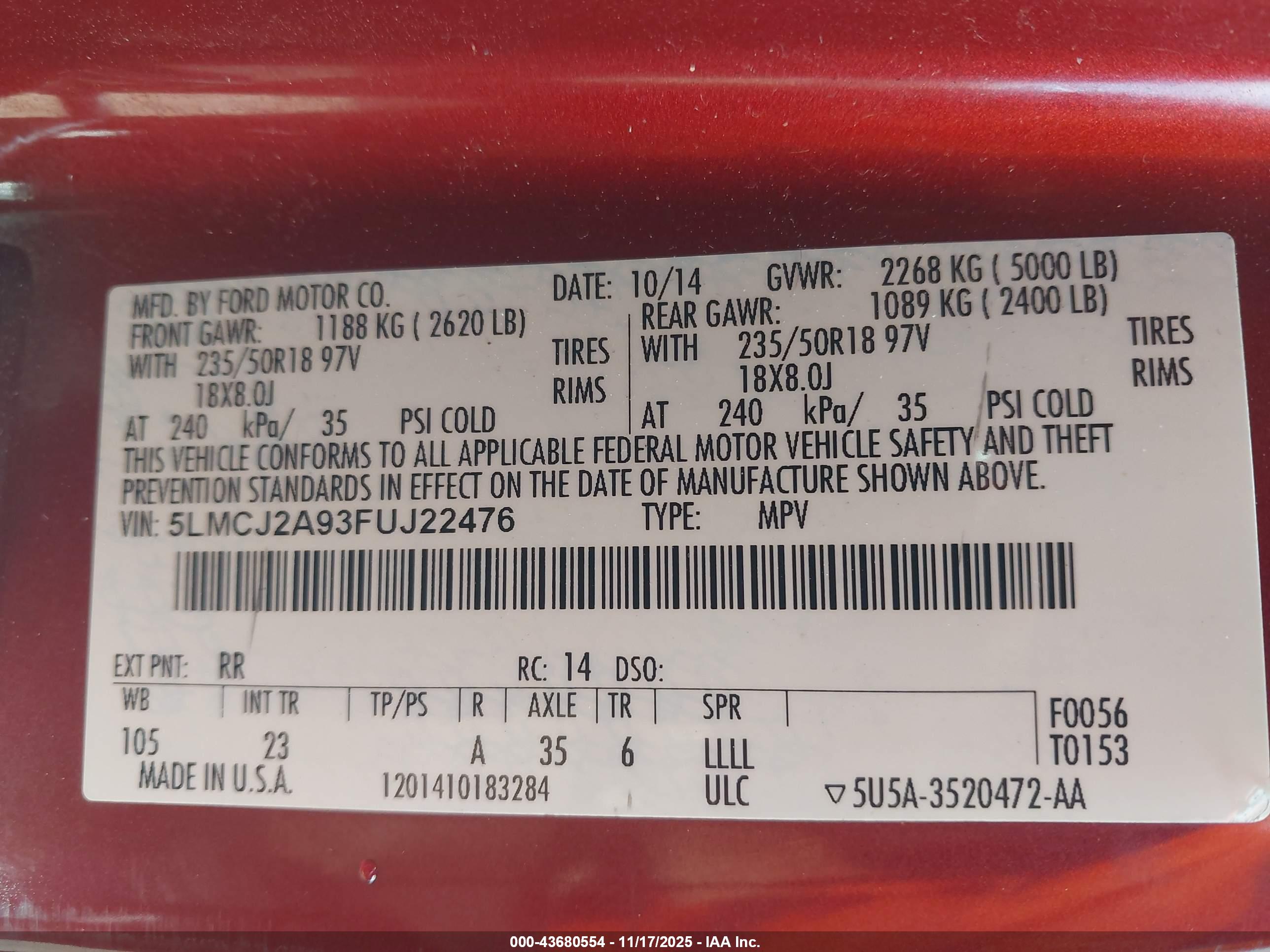 LINCOLN MKC image 9