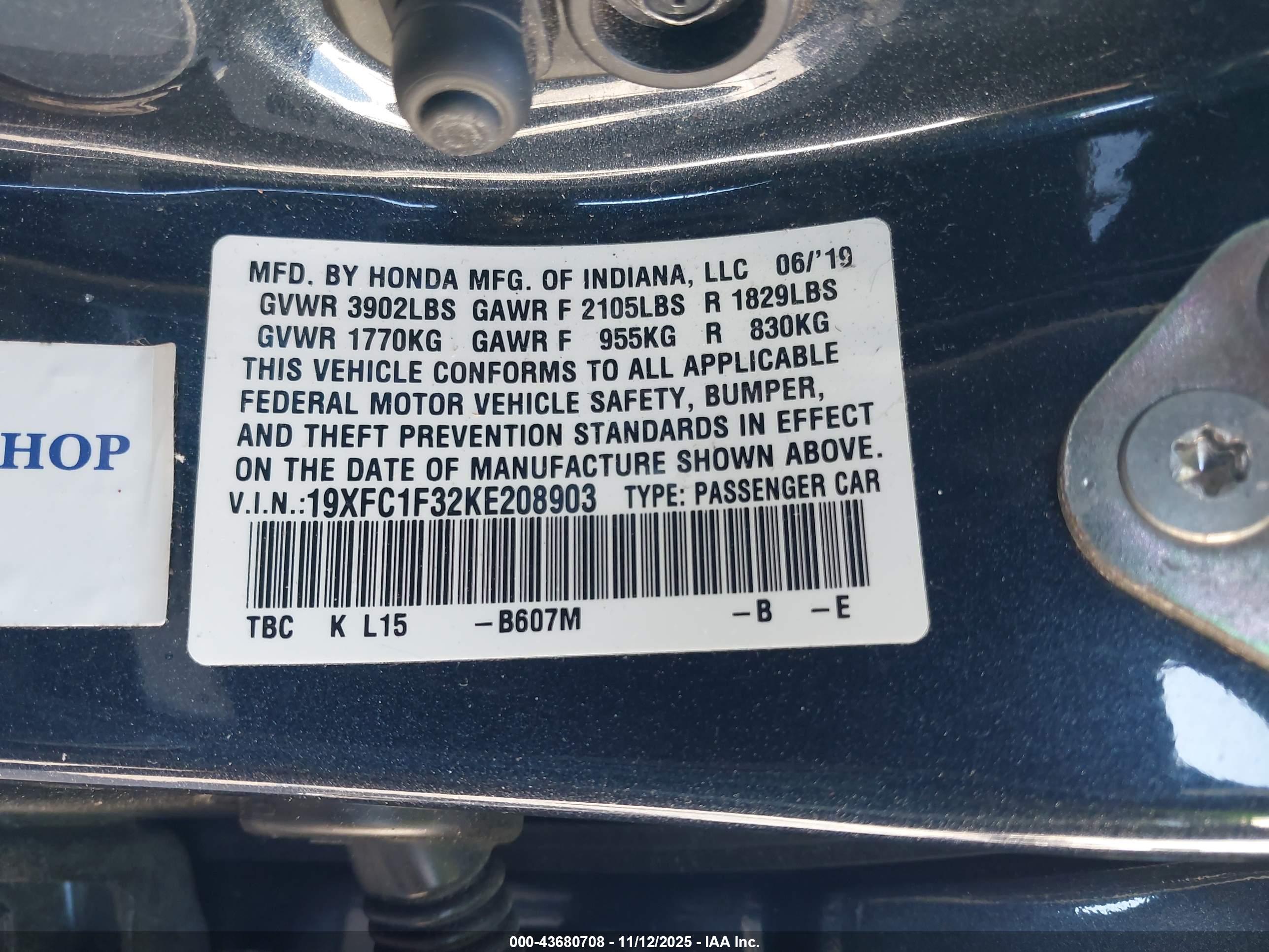 HONDA CIVIC image 9