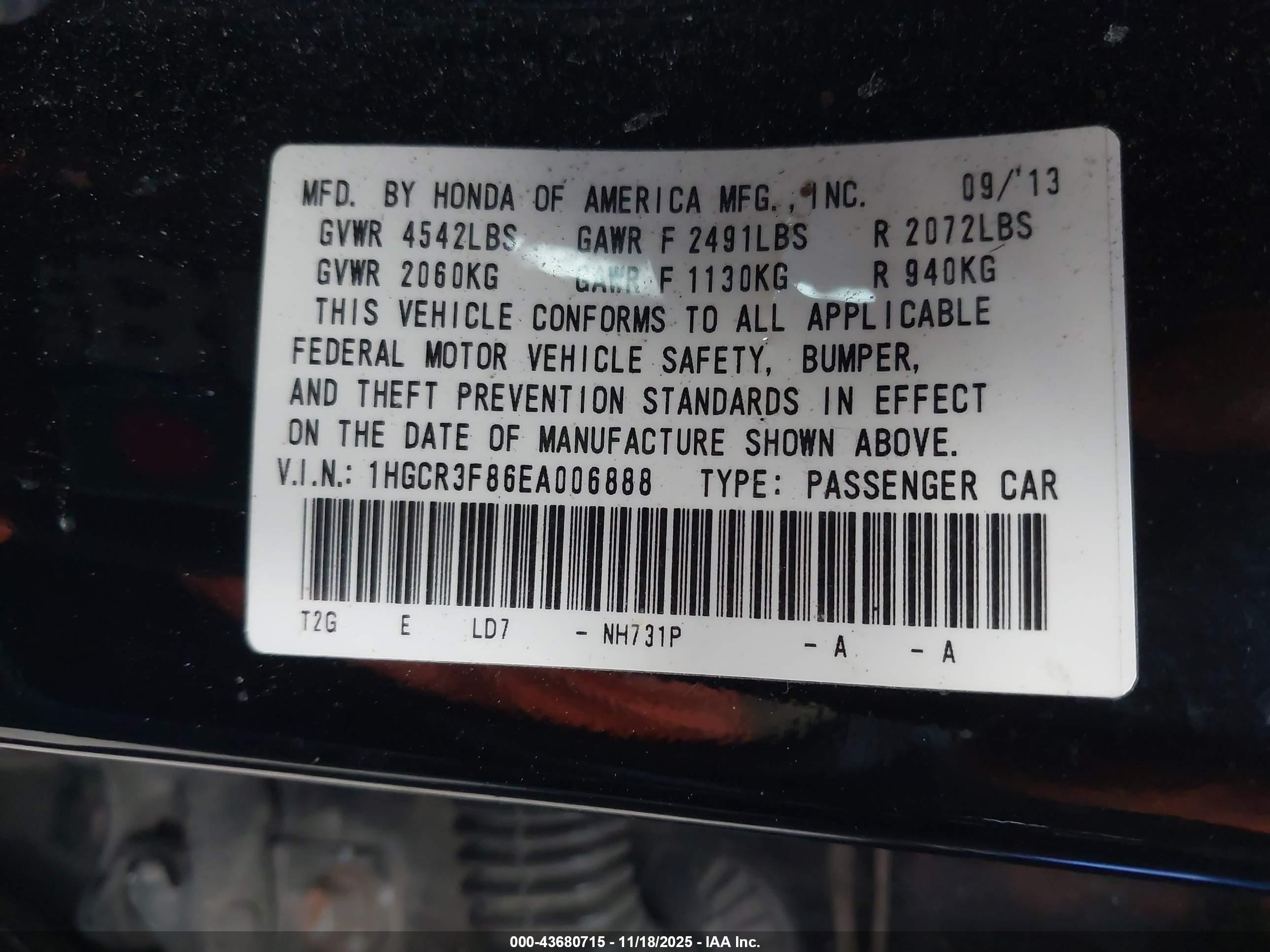 HONDA ACCORD image 9